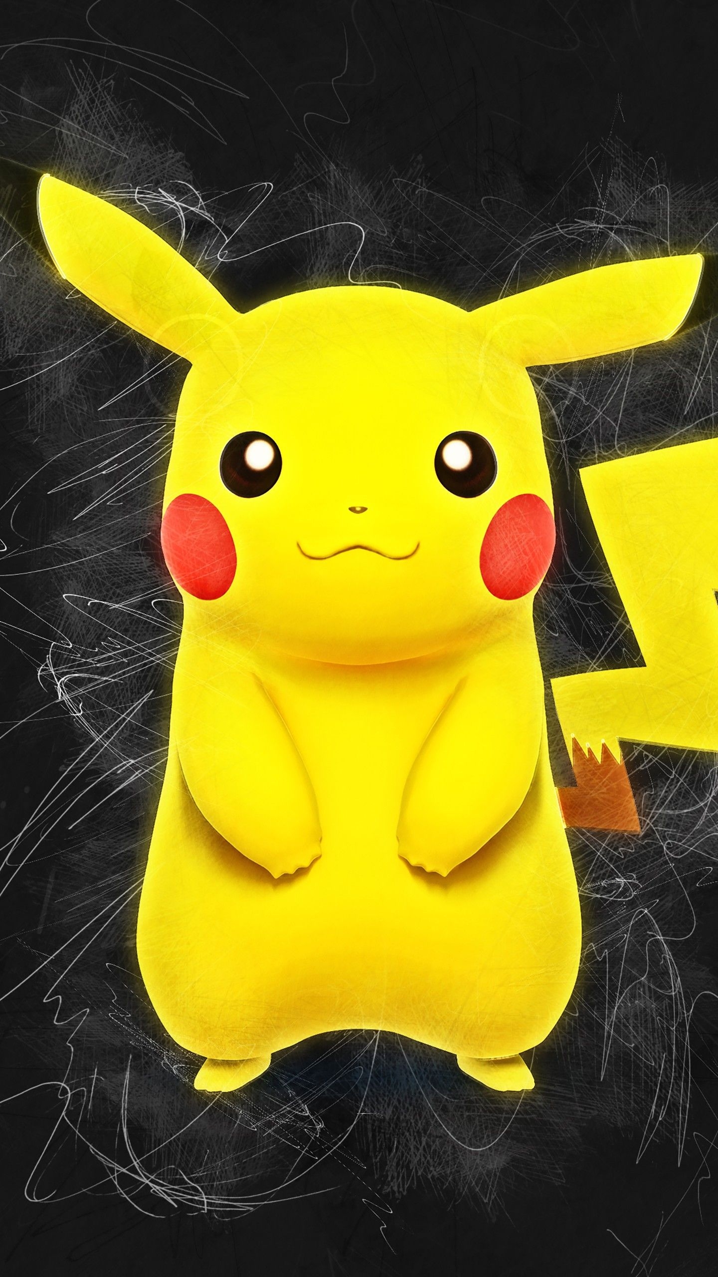 1440x2560 Pikachu 4K Wallpaper, Phone