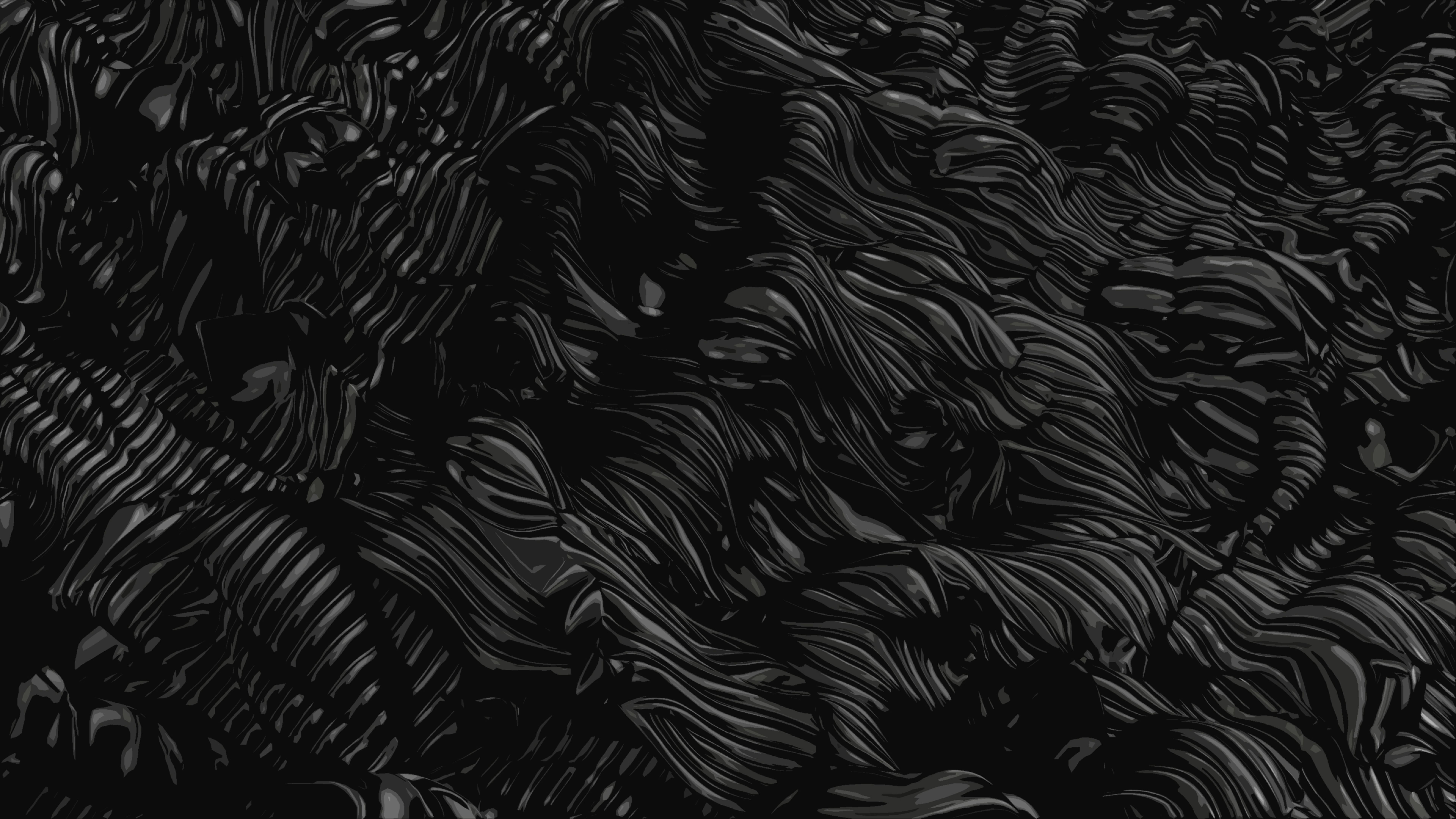 7680x4320 Black Abstract Dark Poster Oil 8K Wallpaper, HD Abstract 4K Wallpaper, Image, Photo and Background, Desktop