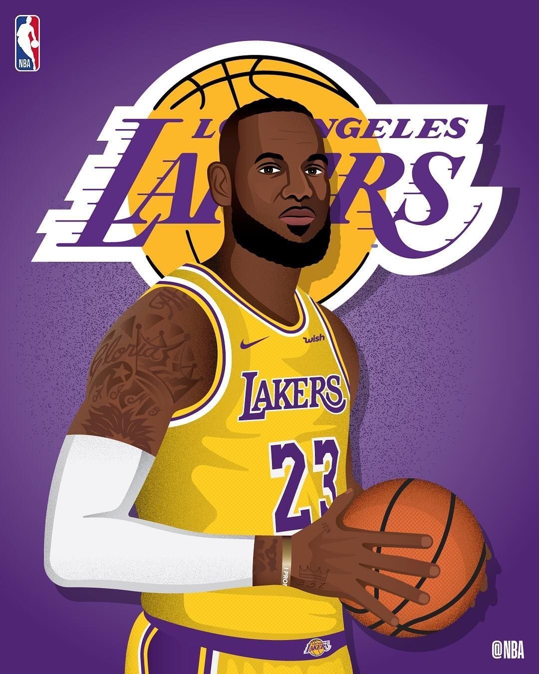 1080x1350 Lakers Cartoon Wallpaper Free Lakers Cartoon Background, Phone