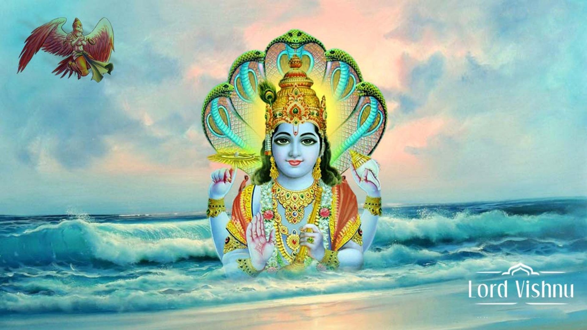 1920x1080 Full HD Lord Vishnu HD HD Wallpaper, Desktop