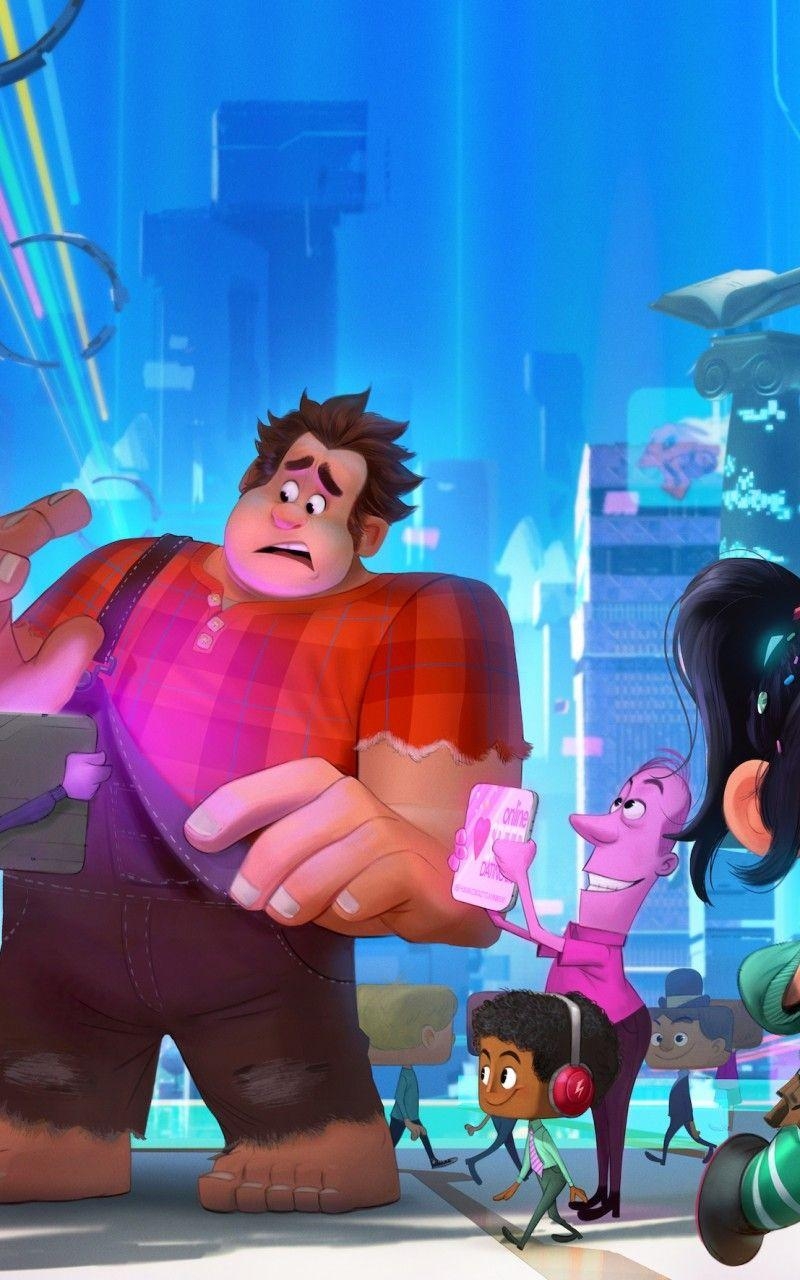 800x1280 Download  Ralph Breaks The Internet: Wreck It Ralph 2, Phone