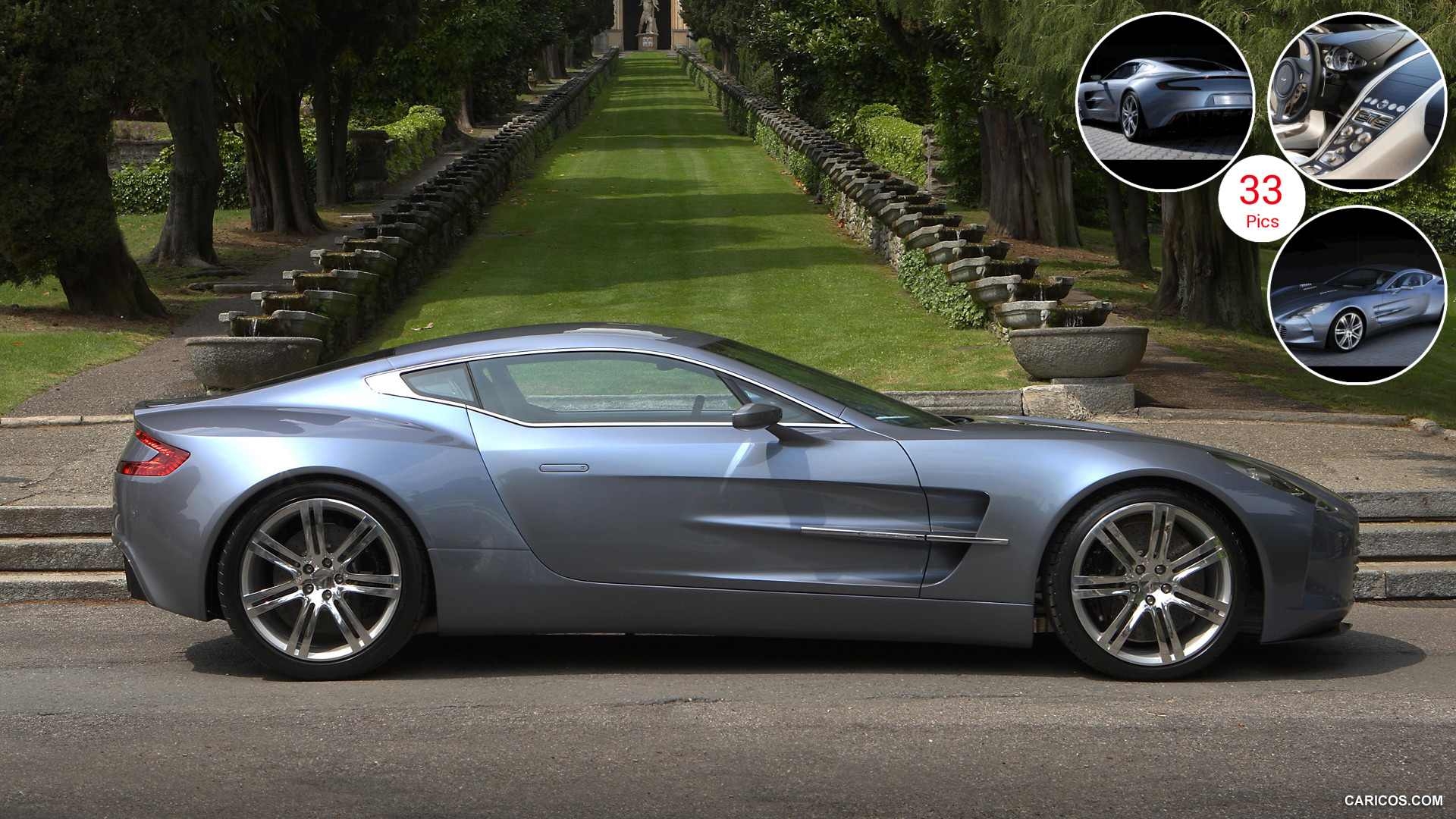 1920x1080 Aston Martin One 77 View. HD Wallpaper, Desktop