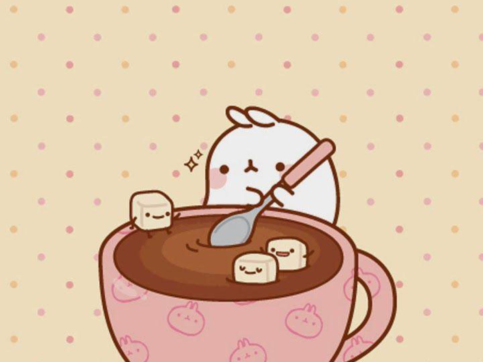 1600x1200 Molang Wallpaper Kawaii • Wallpaper For You HD Wallpaper For Desktop & Mobile, Desktop