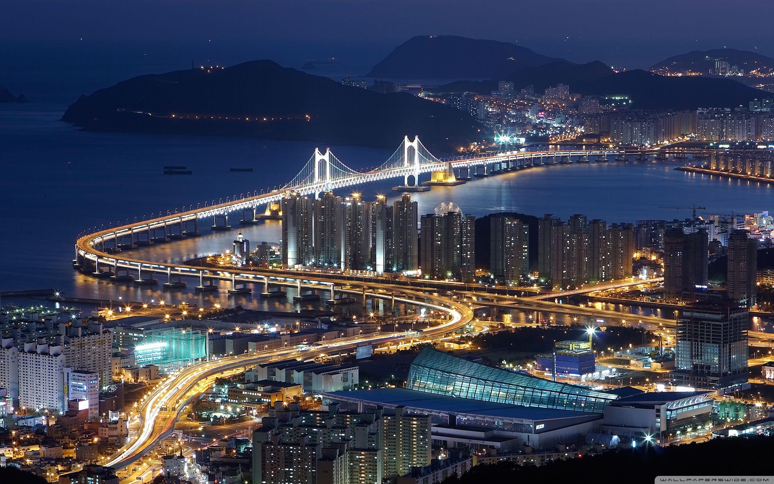 2560x1600 Gwangan Bridge, Busan, South Korea ❤ 4K HD Desktop Wallpaper for 4K, Desktop