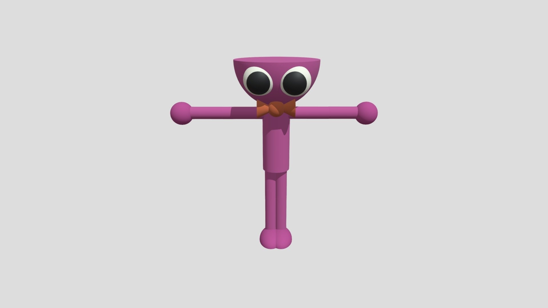 1920x1080 Pink FANMADE (Rainbow Friends Chapter 2) model by BeenWOWAlt [38ebabd], Desktop