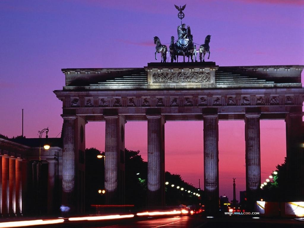 1030x770 Brandenburg Gate Sunset Wallpaper, Desktop