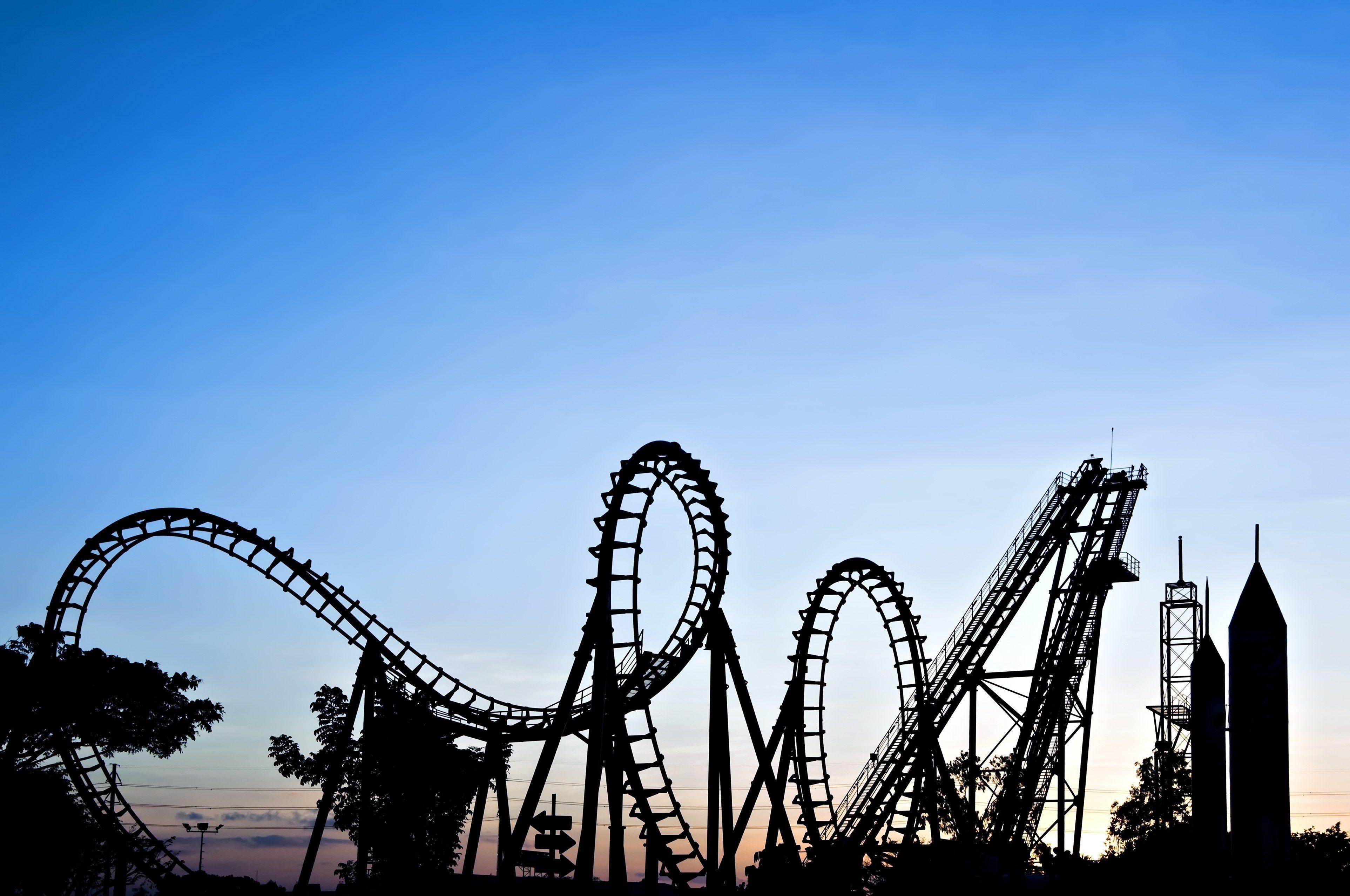 3850x2560 3D Roller Coaster HD Wallpaper, Desktop