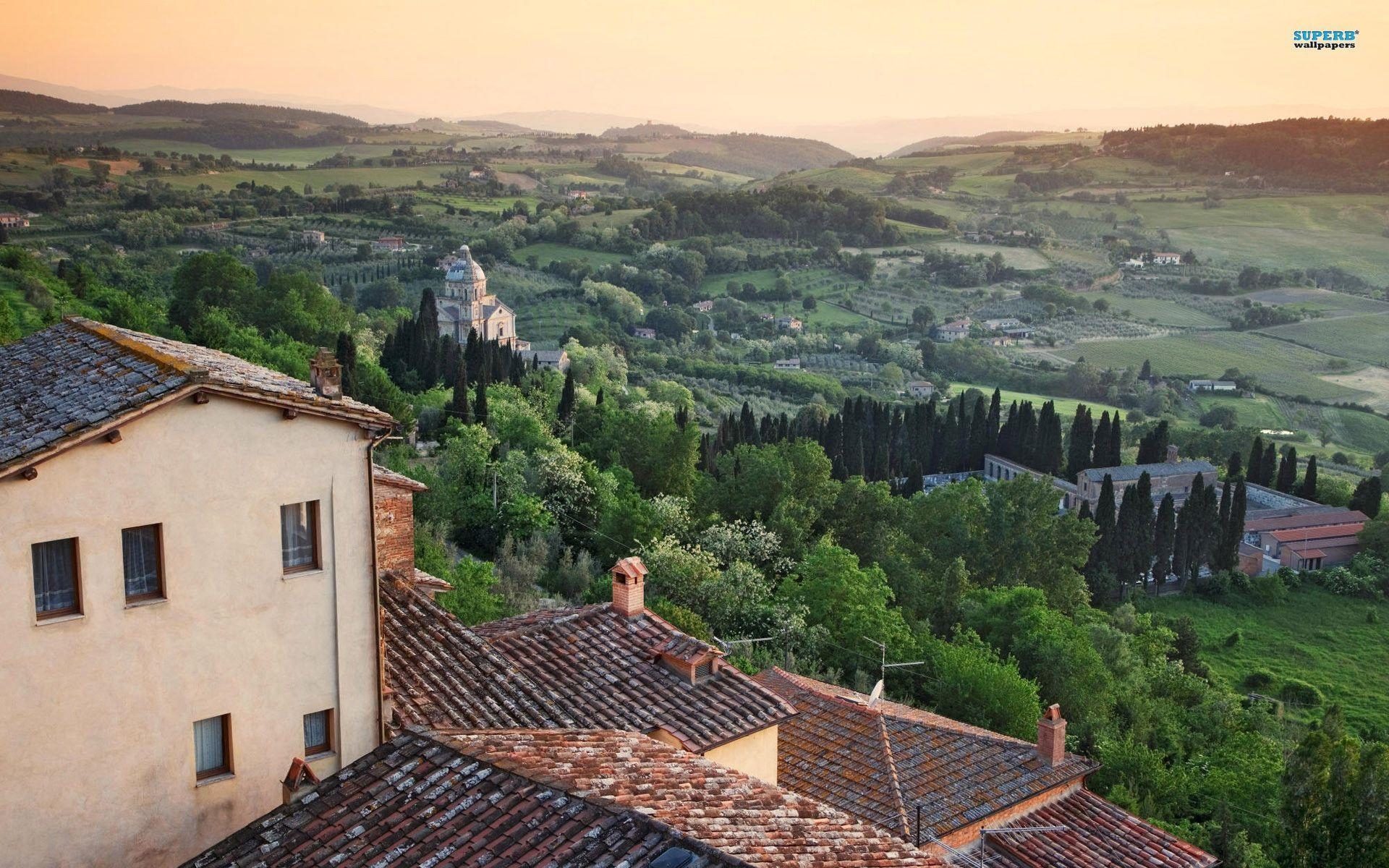 1920x1200 Montepulciano In Siena Tuscany, Desktop