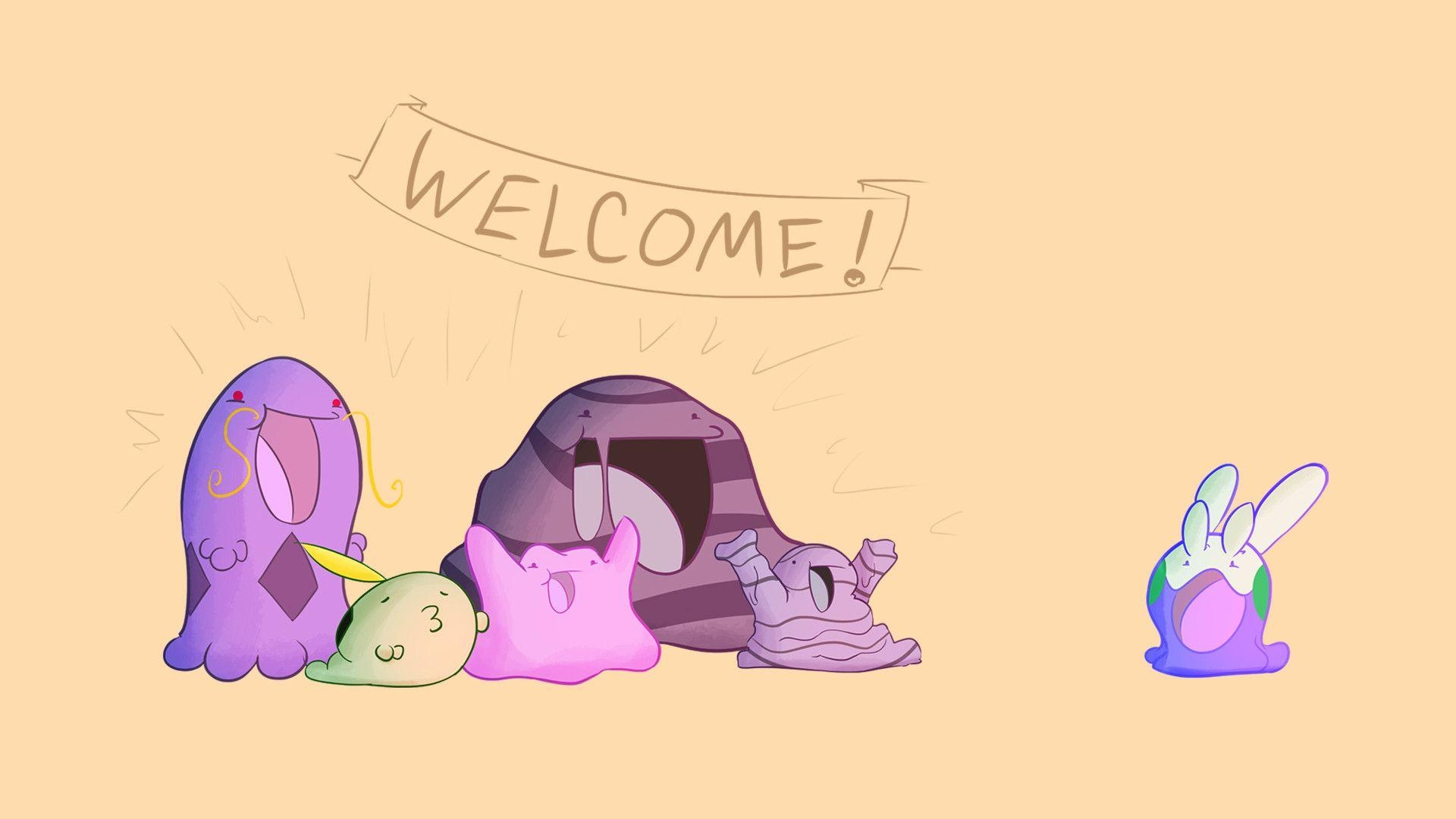 1920x1080 With all the Goomy love here, I thought I'd draw the welcoming party, Desktop