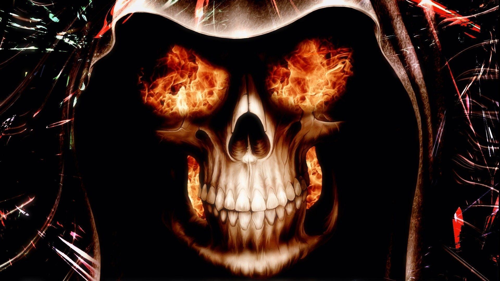 1920x1080 Burning Skull Eyes HD Wallpaperx1080, Desktop