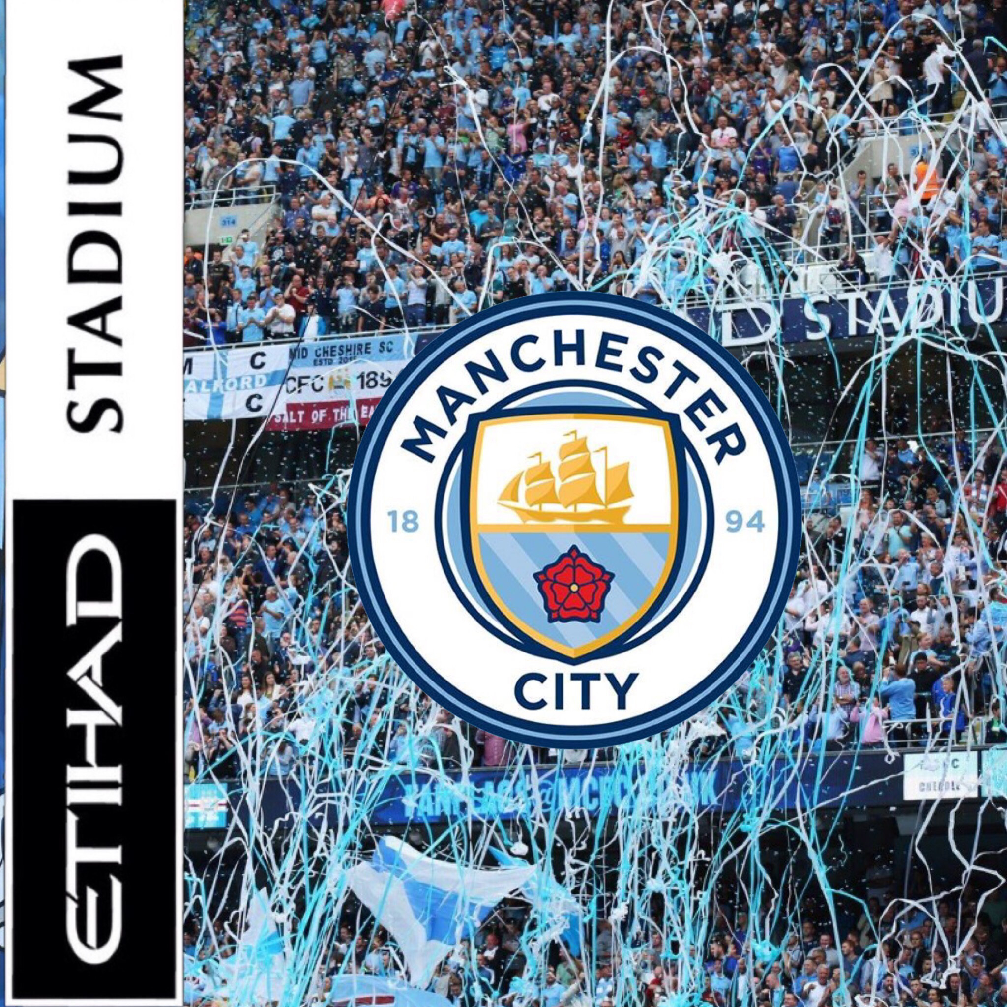 2050x2050 Manchester City Fc Etihad Stadium City Etihad Stadium HD Wallpaper, Phone