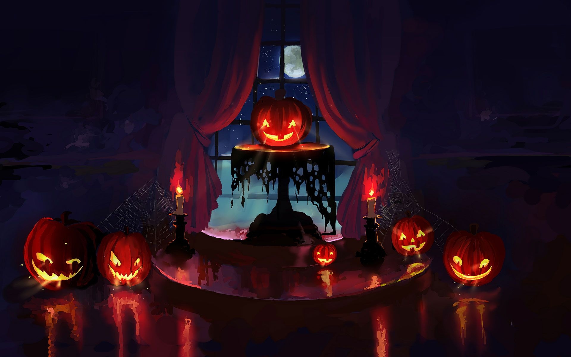 1920x1200 Scary Pumpkin Wallpaper, Desktop