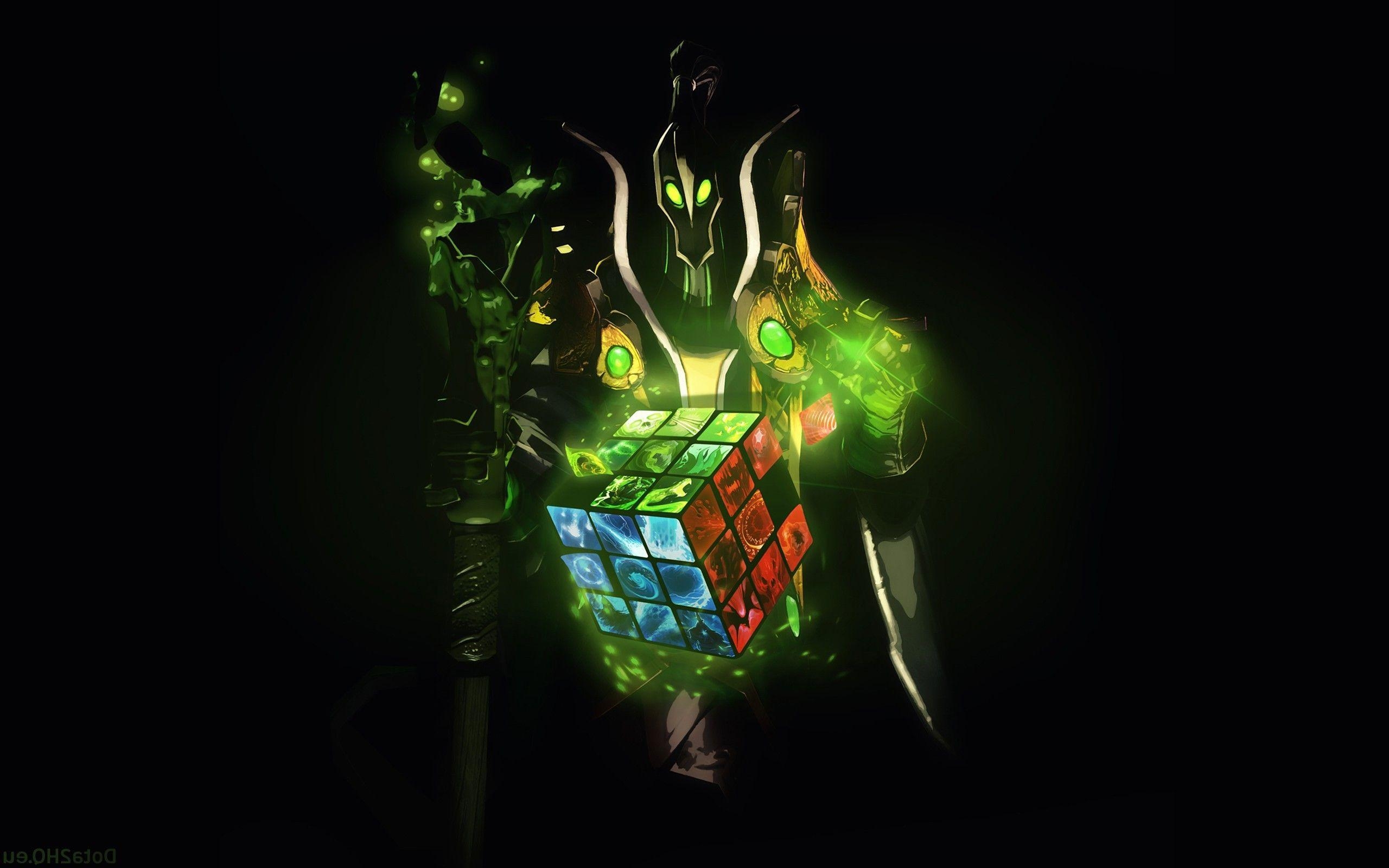 2560x1600 Dota Rubick The Grand Magus, Rubiks Cube Wallpaper HD, Desktop