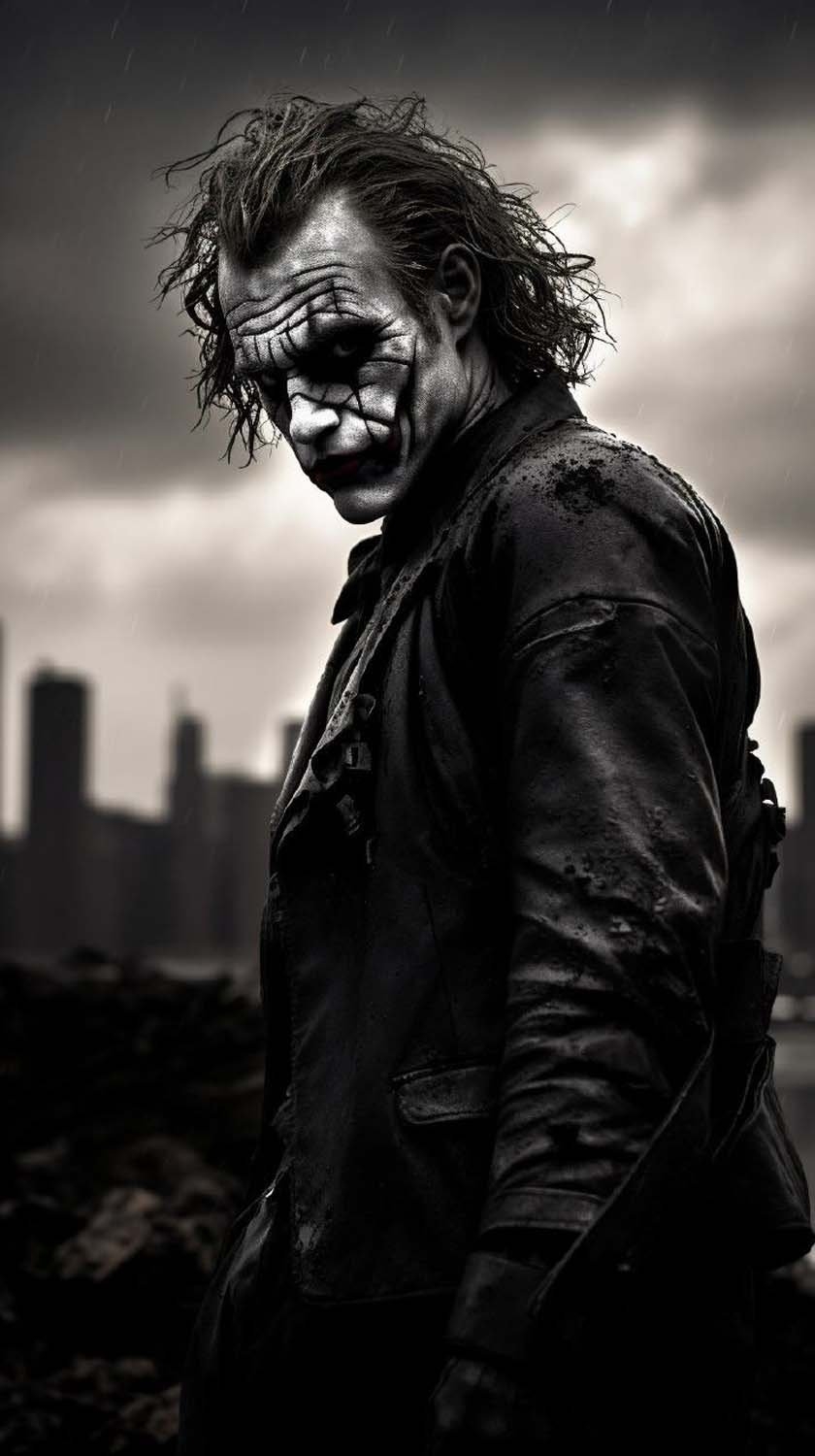 840x1500 The Joker iPhone Wallpaper 4K, Phone