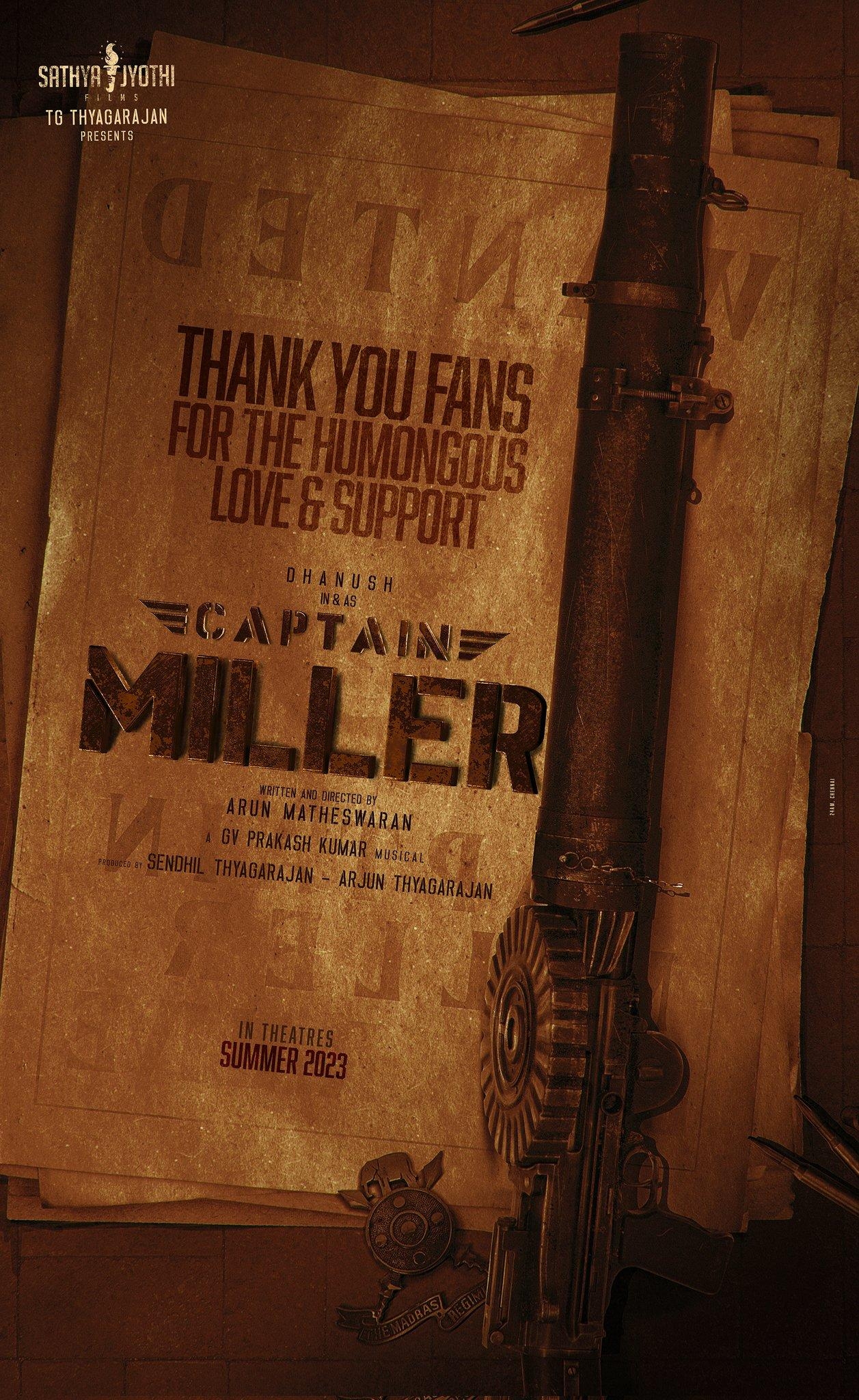 1260x2050 Captain Miller Tamil Movie, Phone