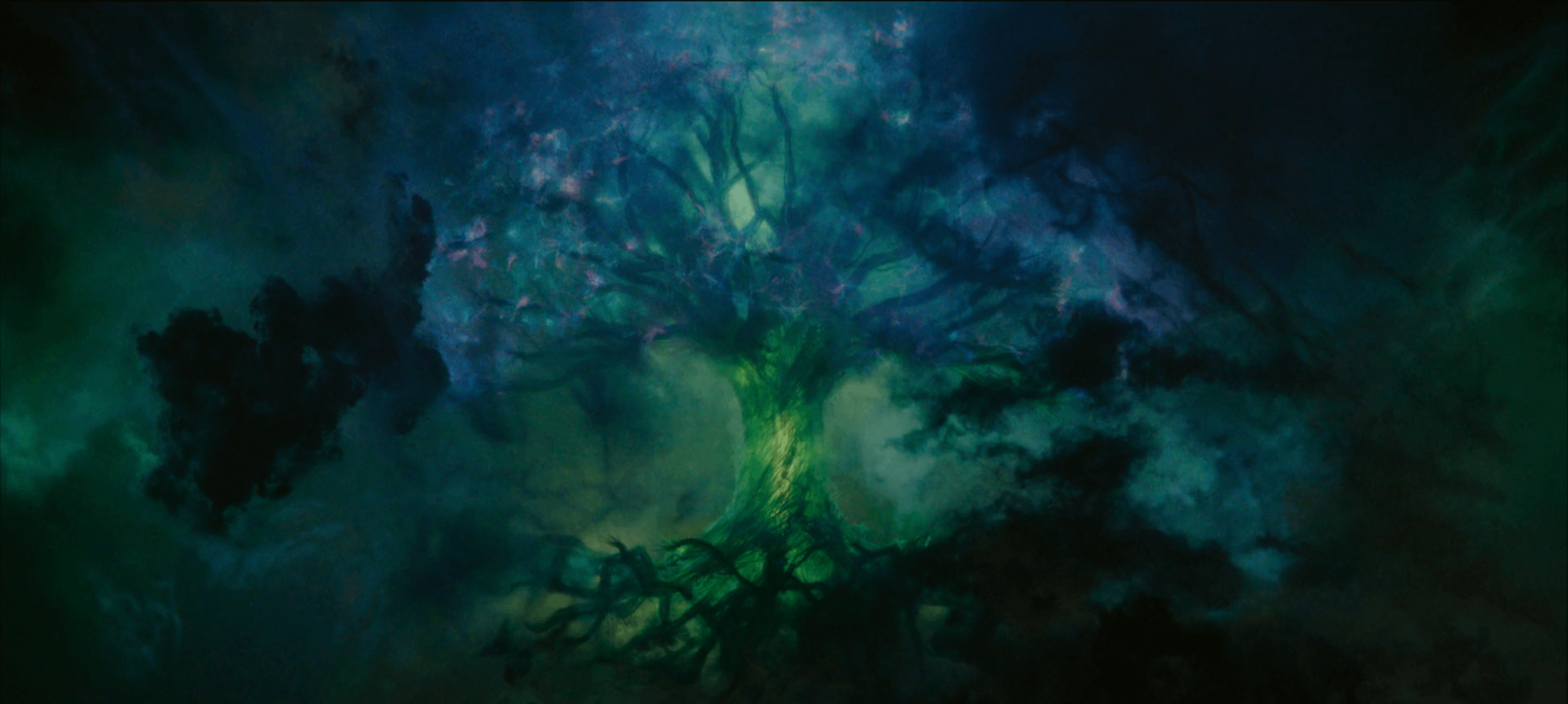 2560x1150 Yggdrasil (The World Tree) from Loki final episode [2559 x 1149], Dual Screen