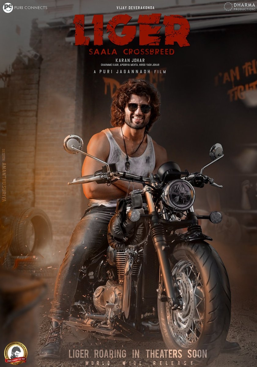 840x1200 Vijay Deverakonda FC NORTH™, Presenting Another Official # LIGER Fan Made Poster !, Phone