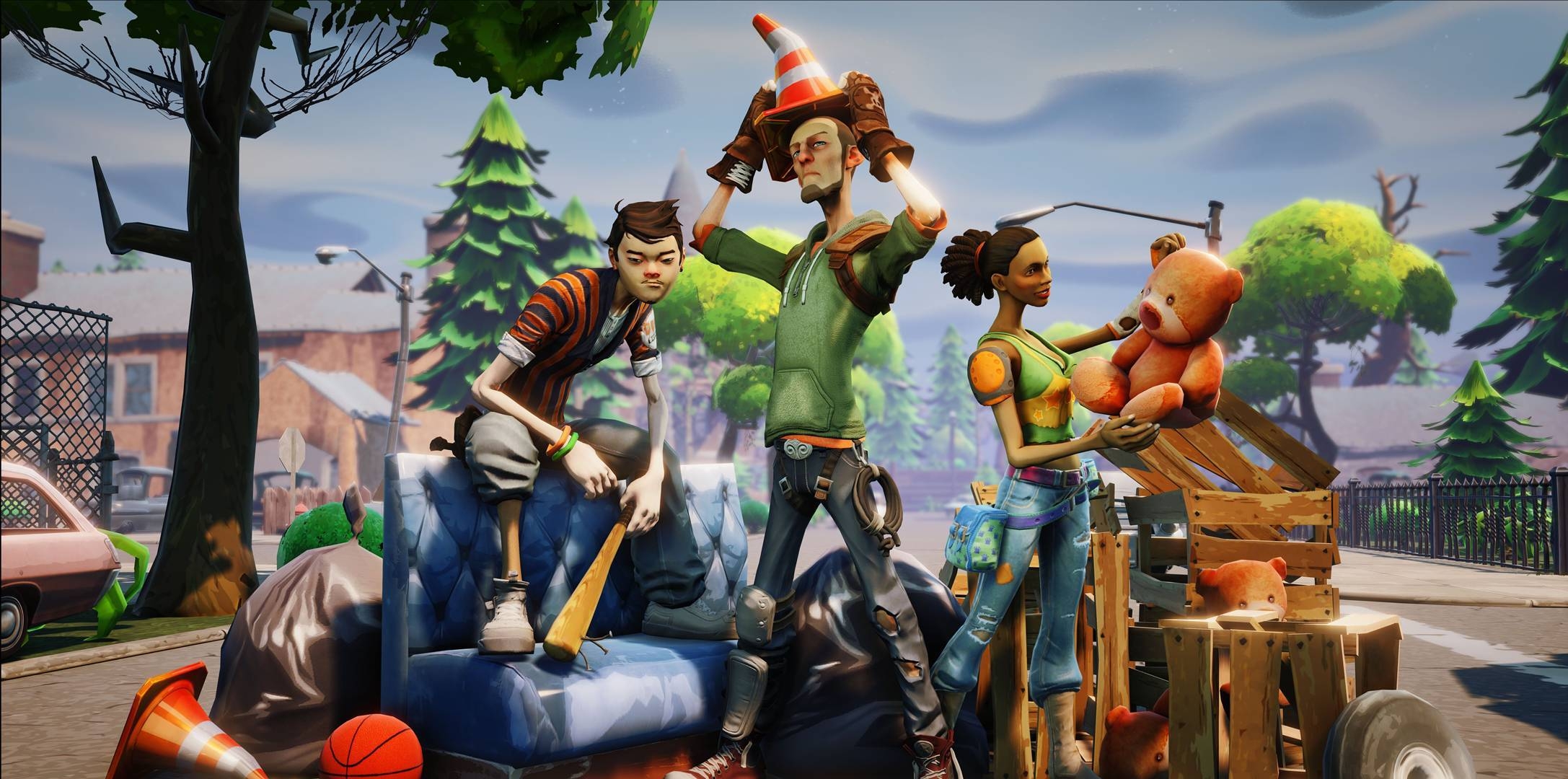 2180x1080 Fortnite Wallpaper in 1080P HD, Dual Screen