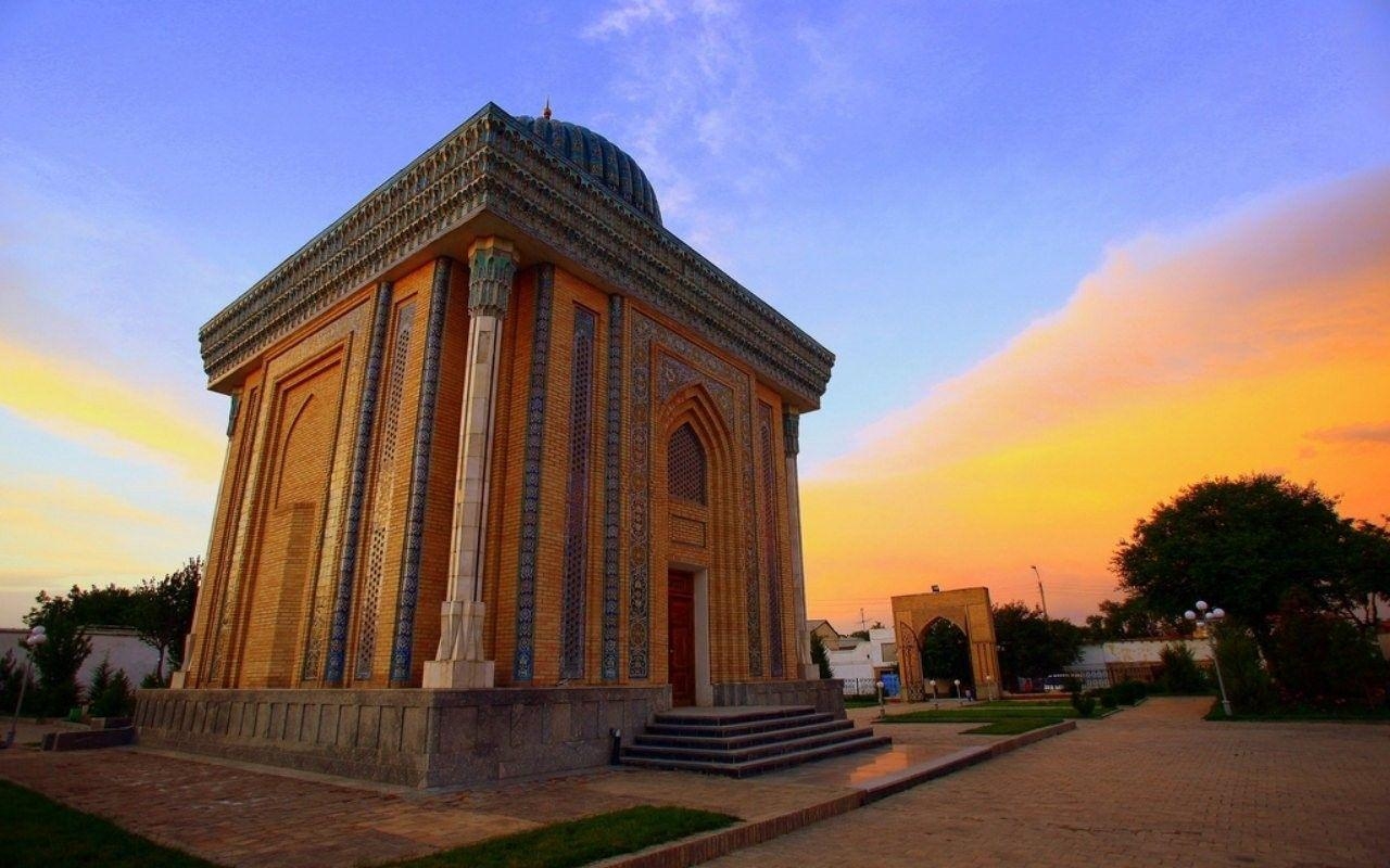 1280x800 Religious: Abu Mansur Mosque Samarkand Uzbekistan Islam Beautiful, Desktop