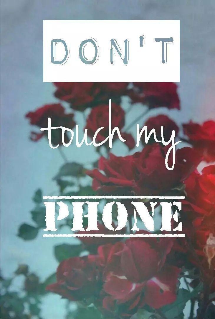 730x1080 image about Funny don't touch phone. We heart, Phone