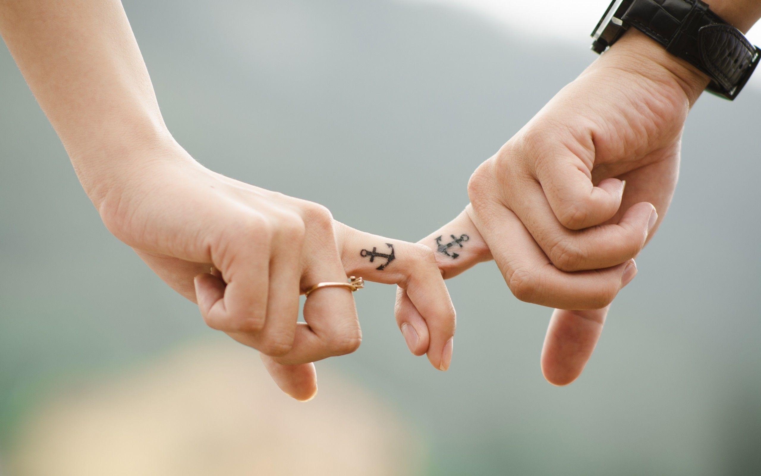 2560x1600 Couple Holding Hands, Anchor Tattoos widescreen wallpaper. Wide, Desktop