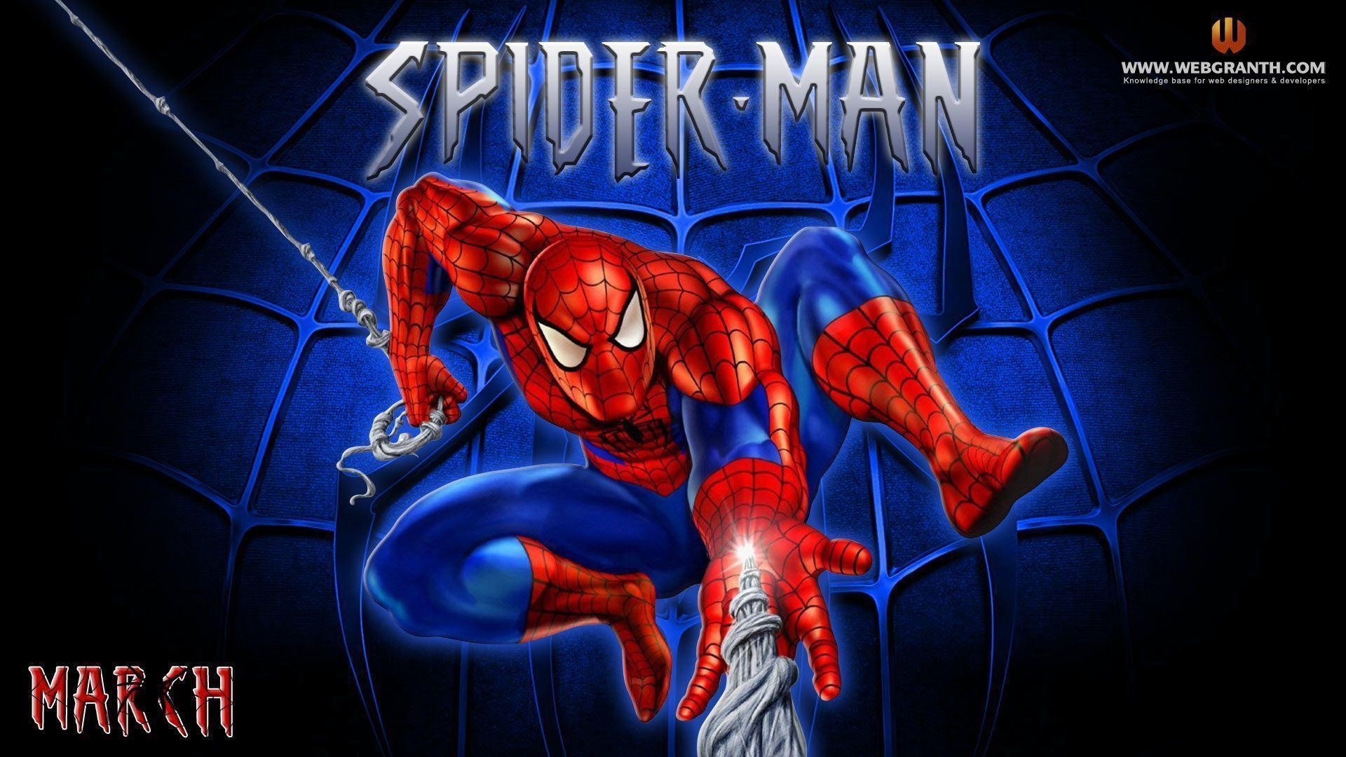 1920x1080 Spider Man Cartoon Wallpaper, Desktop