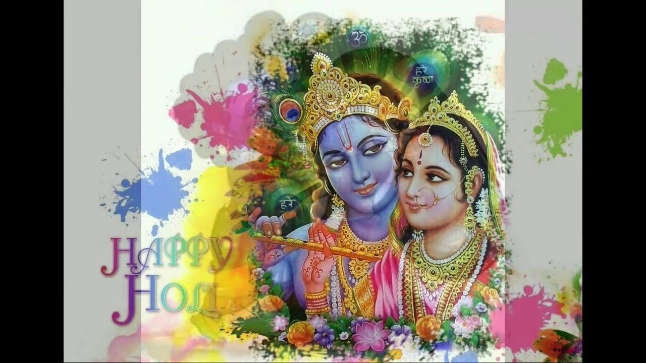 1280x720 Happy Holi Wishes, Greetings, Messages, Image, Holi WhatsApp video, Desktop