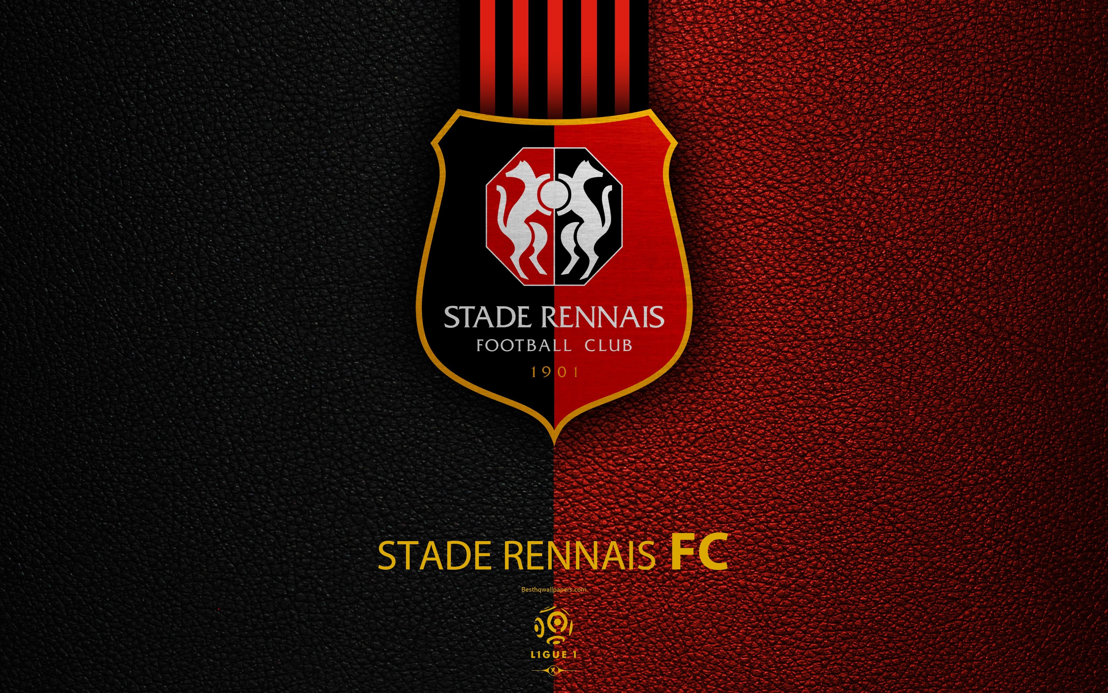 3840x2400 Download wallpaper Stade Rennais FC, 4K, French football club, Desktop