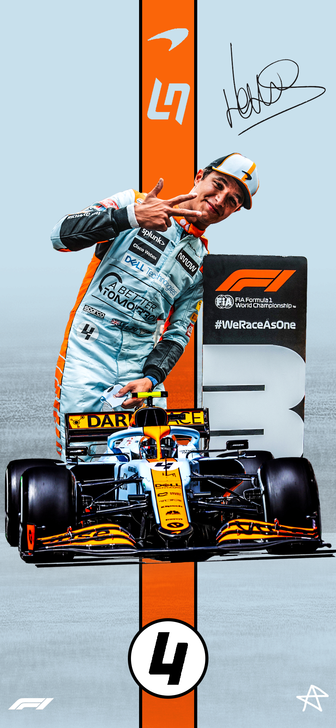 1080x2340 A lot of you asked for it, so here it is the Lando Norris 2021 Monaco gp Wallpaper!: formula1, Phone