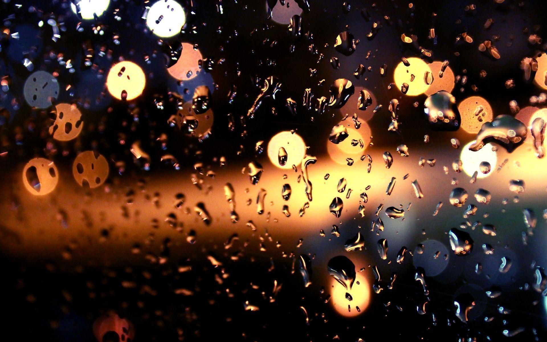 1920x1200 Rain drops on the window Wallpaper, Desktop