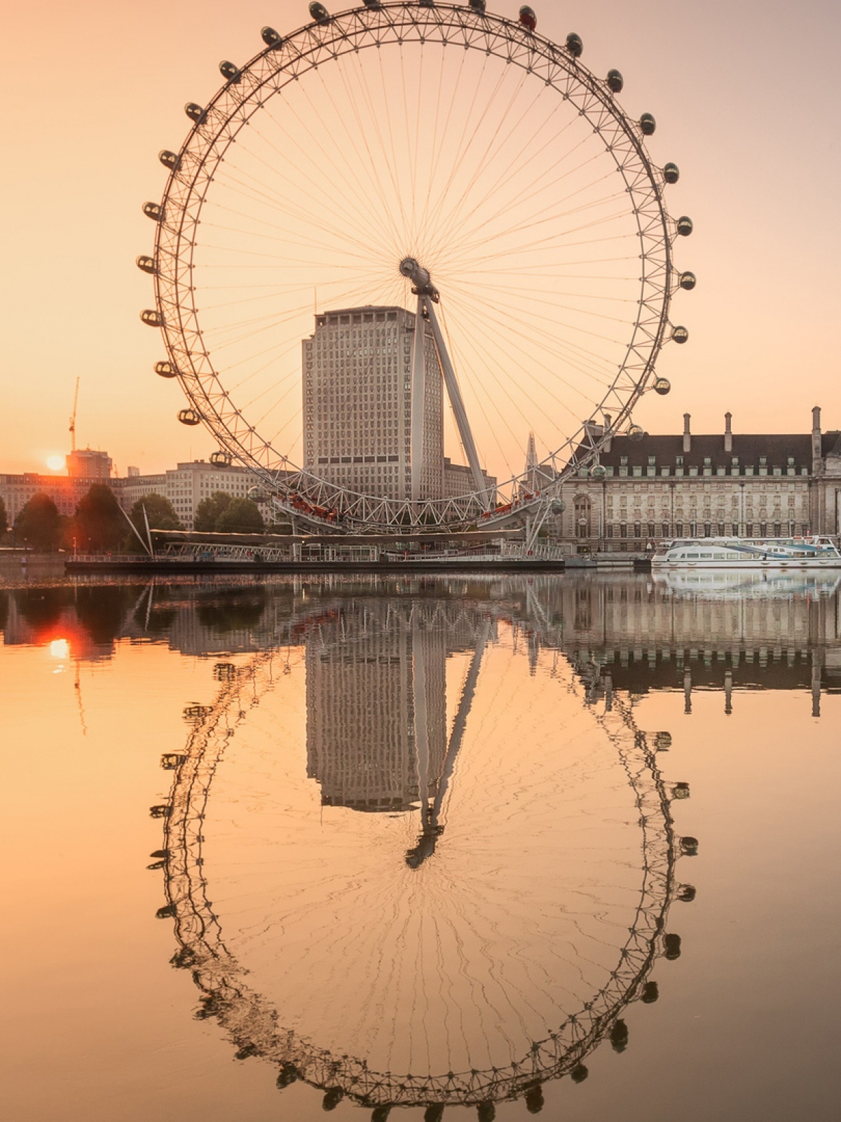 1200x1600 London Ferris Wheel Mobile Wallpaper, Phone