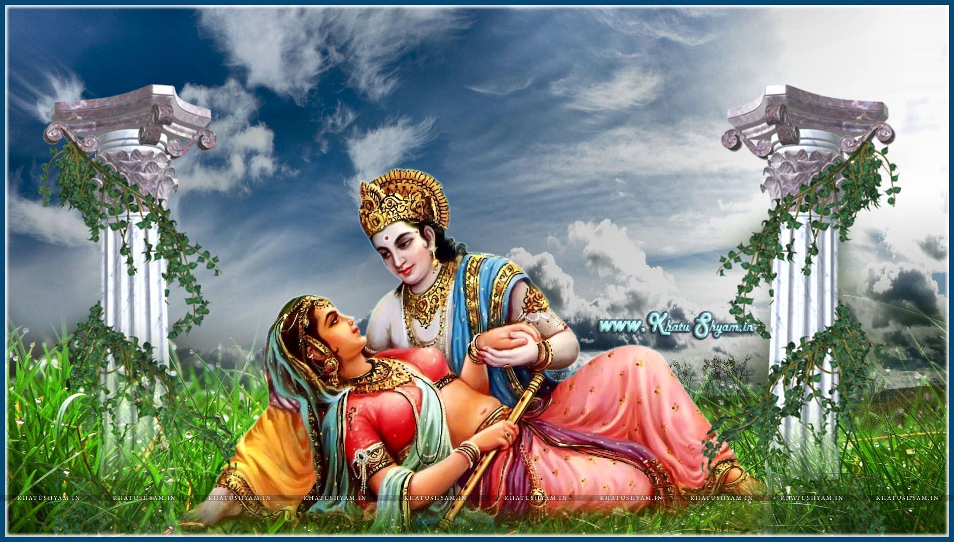 1900x1080 Download Radhe Krishna Shyam Ji Lord Krishna Beautifull HD Wallpaper, Desktop