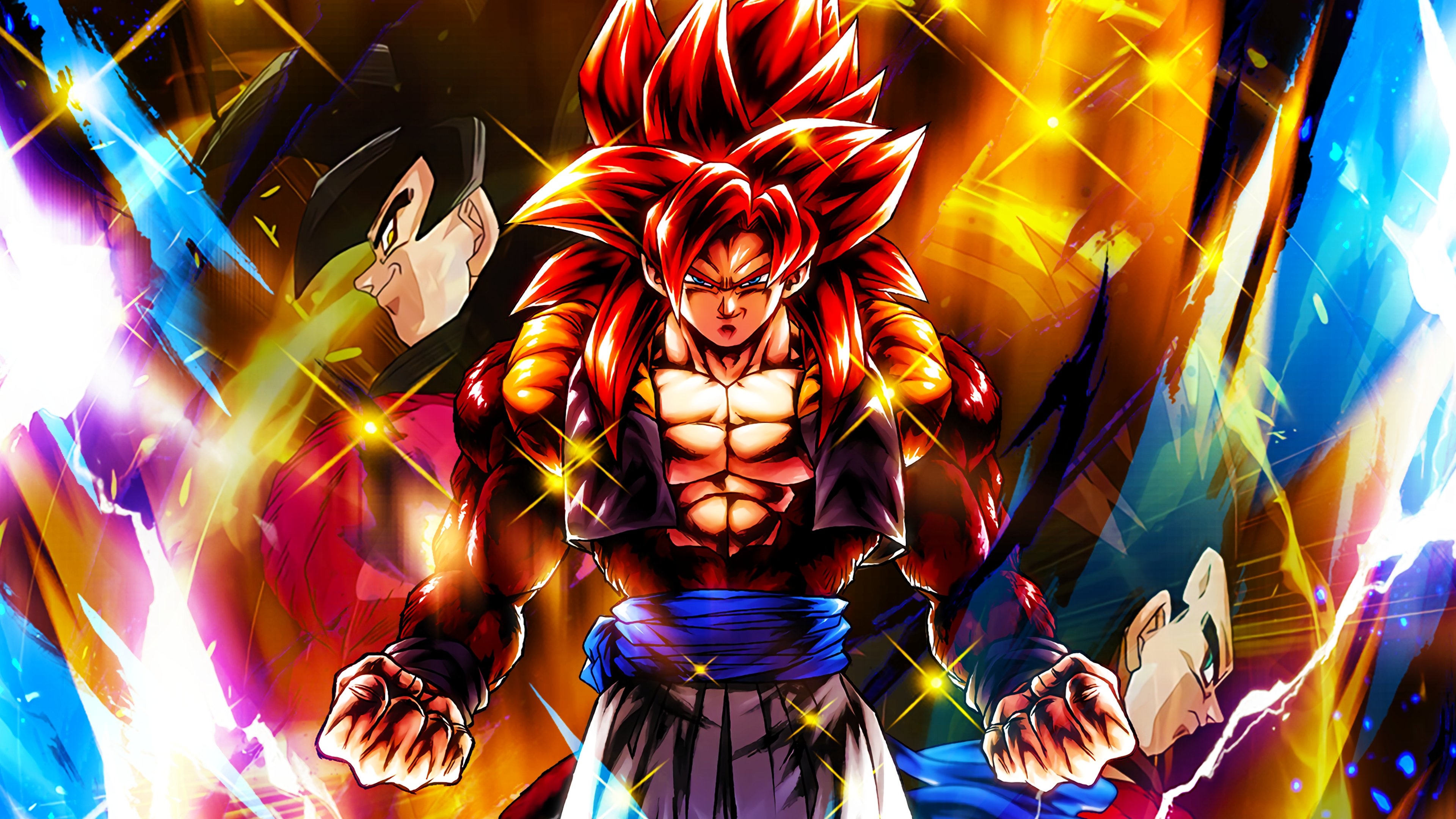 3840x2160 Hydros Legends Limited Sparking Super Saiyan 4 Gogeta HD + 4K PC Wallpaper + 4K Phone Wallpaper! #DBLegends #DragonBallLegends #DBL3rdAnniversary, Desktop