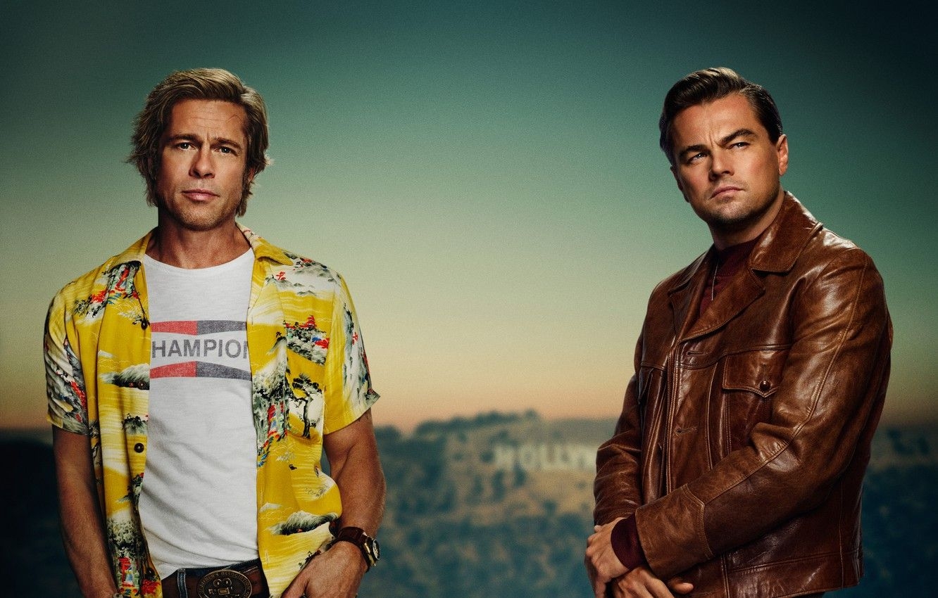 1340x850 Wallpaper the film, actor, brad pitt, brad pitt, movie, Leonardo DiCaprio, leonardo dicaprio, once upon a time in hollywood, once in Hollywood, rick dalton, Rick Dalton image for desktop, section фильмы, Desktop