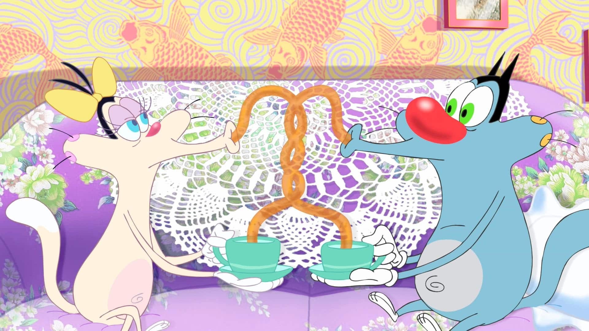 1920x1080 Oggy And The Cockroaches Olivia Wallpaper Mobile, Cartoon, Desktop