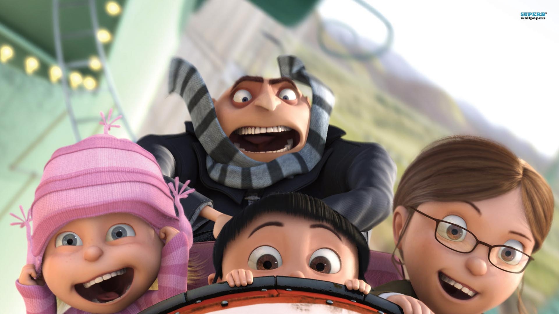 1920x1080 Despicable Me Roller Coaster wallpaper, Desktop