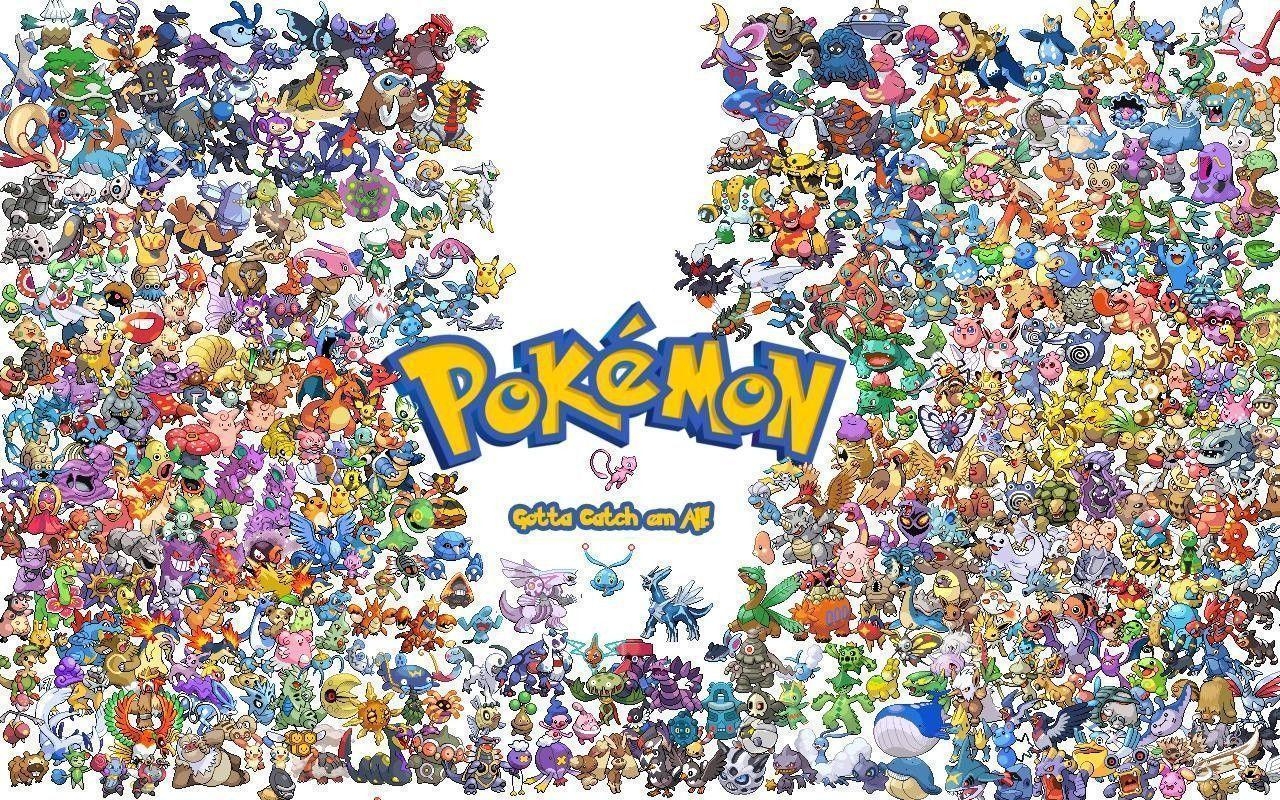 1280x800 Pokemon Wallpaper All Characters, Desktop