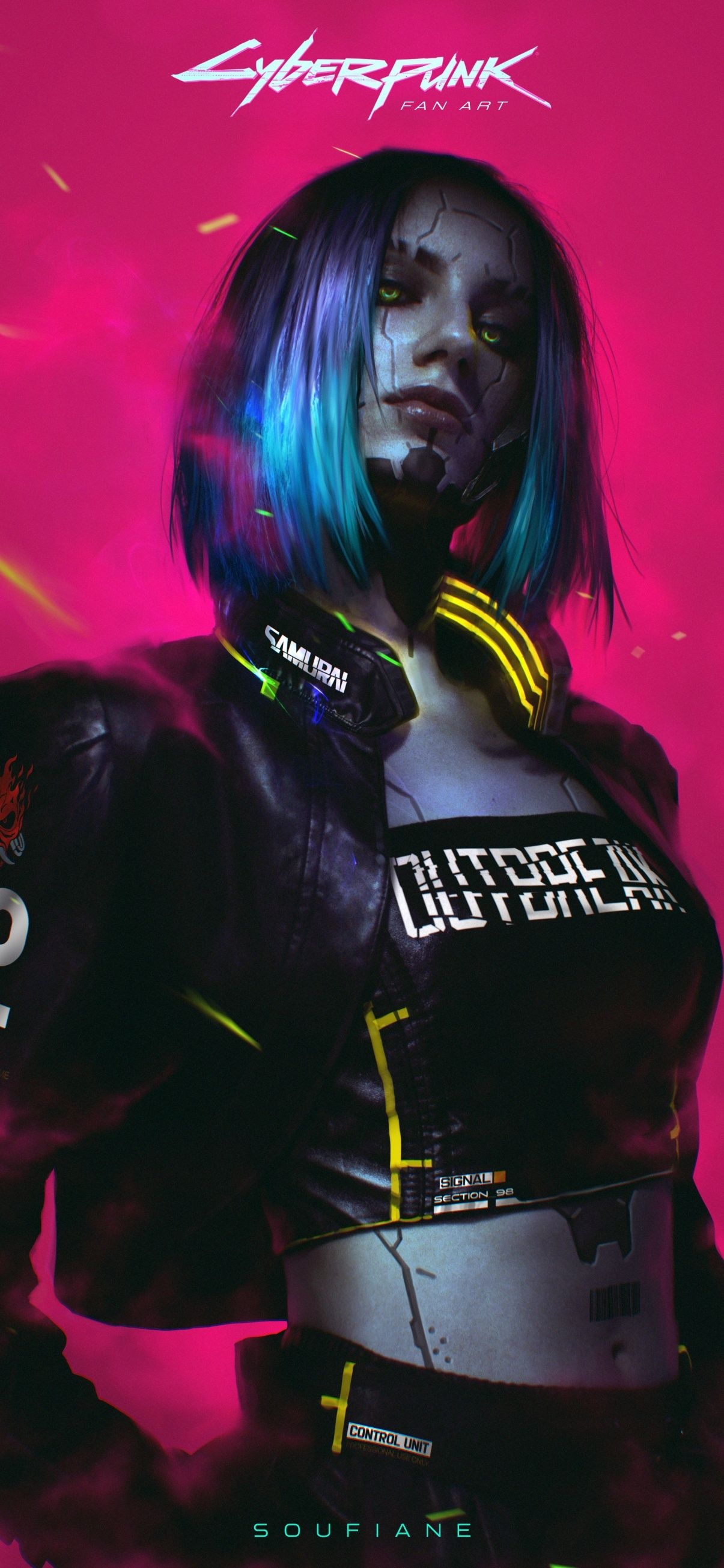 1210x2610 CYBERPUNK GIRLS WALLPAPERS. HeroScreen, Phone