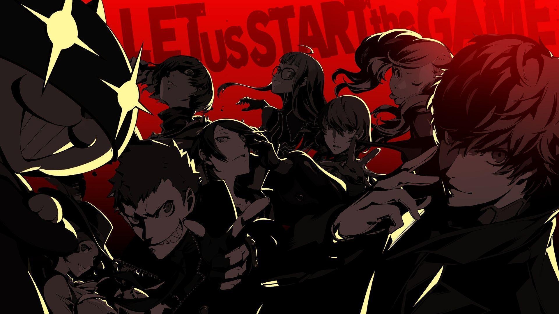 1920x1080 Portret bohatera Persona 5., wallpaper from Persona 5, Desktop