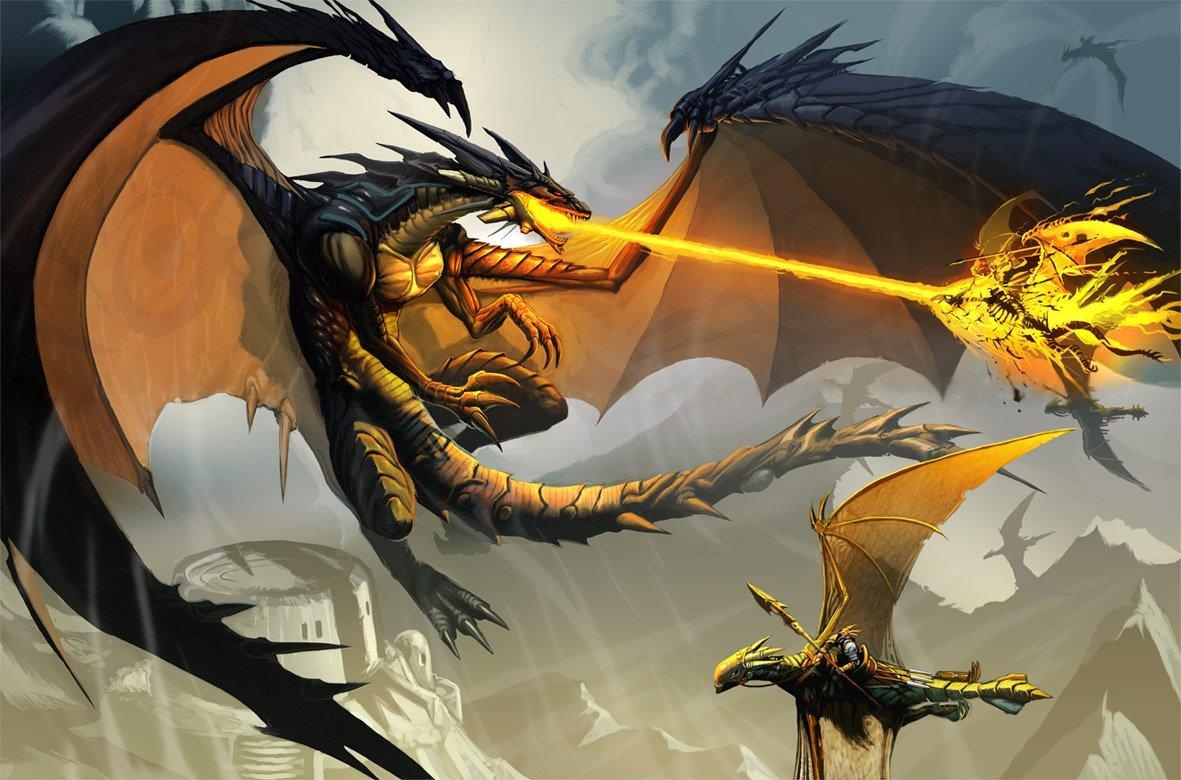 1190x780 Fire Dragon Wallpaperx780, Desktop