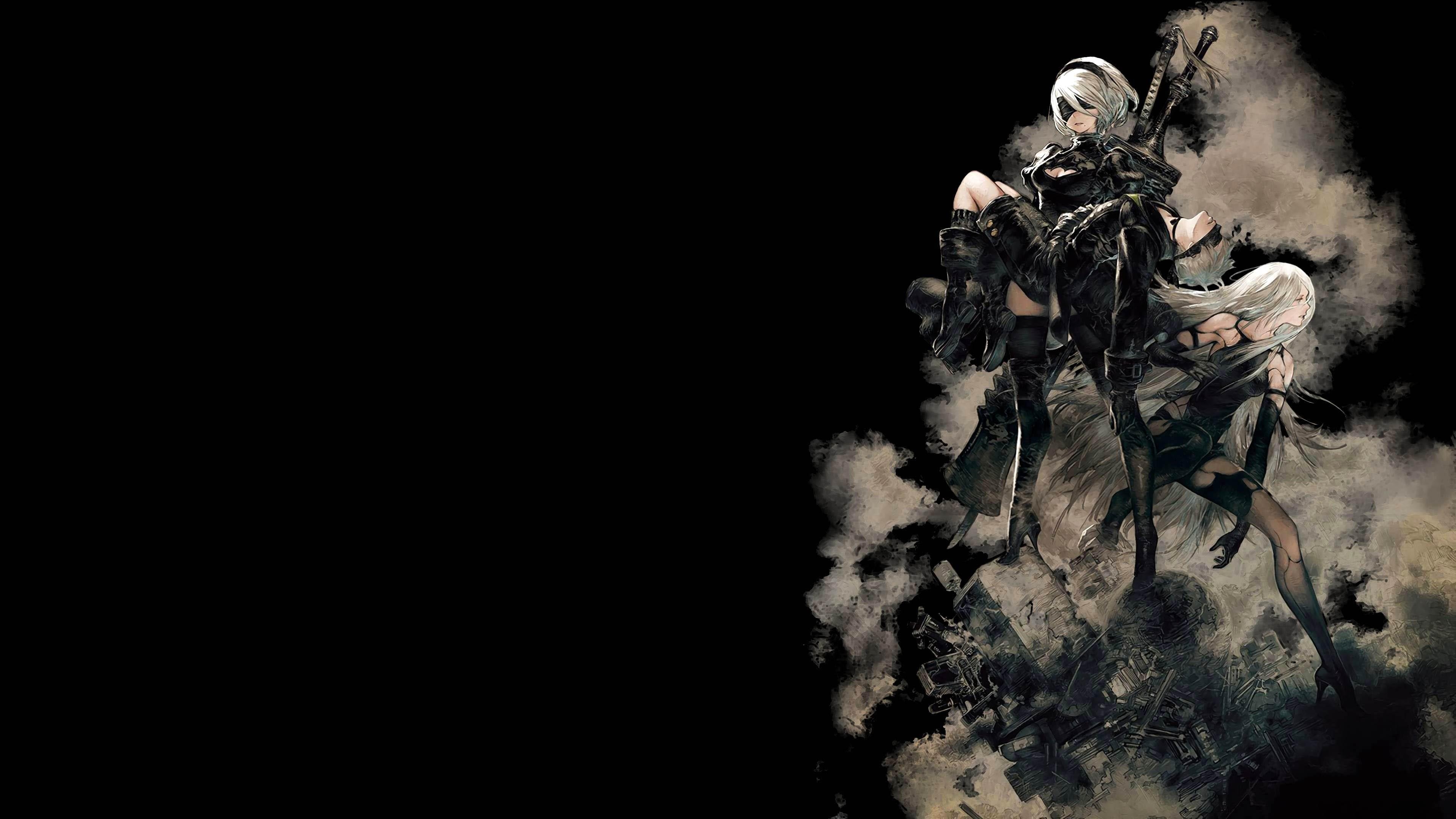 3840x2160 Free download Nier Automata Characters  4K 169 Ultra HD, Desktop