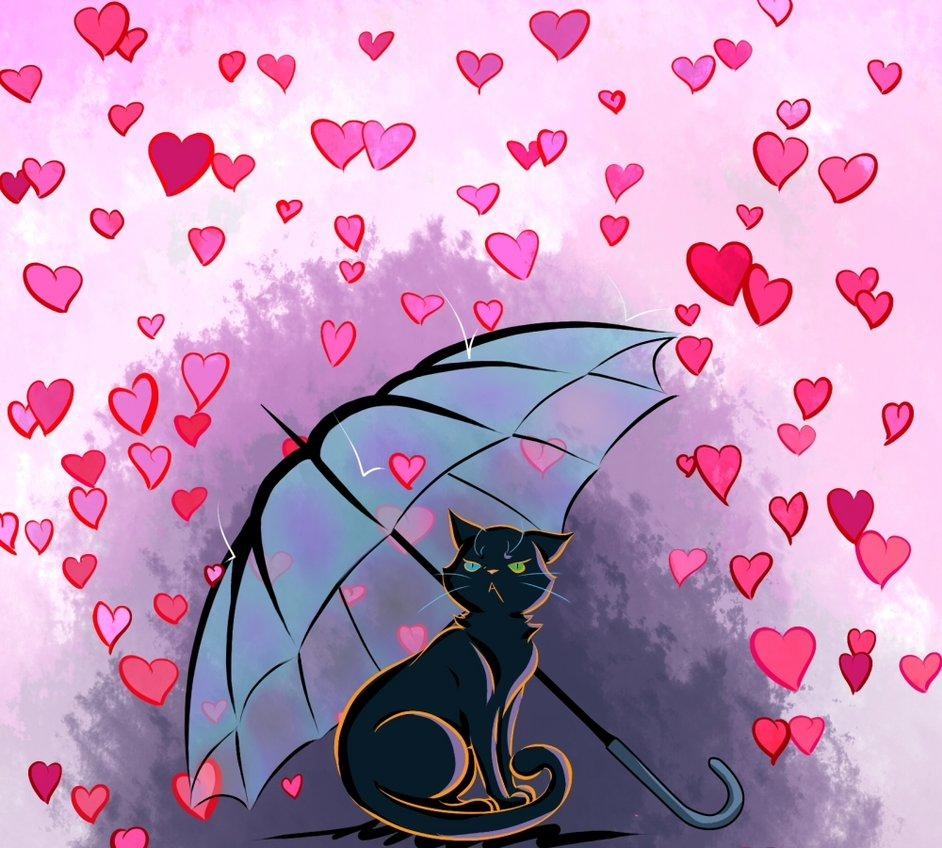 950x850 Cats Valentine's Day Wallpaper Free, Desktop