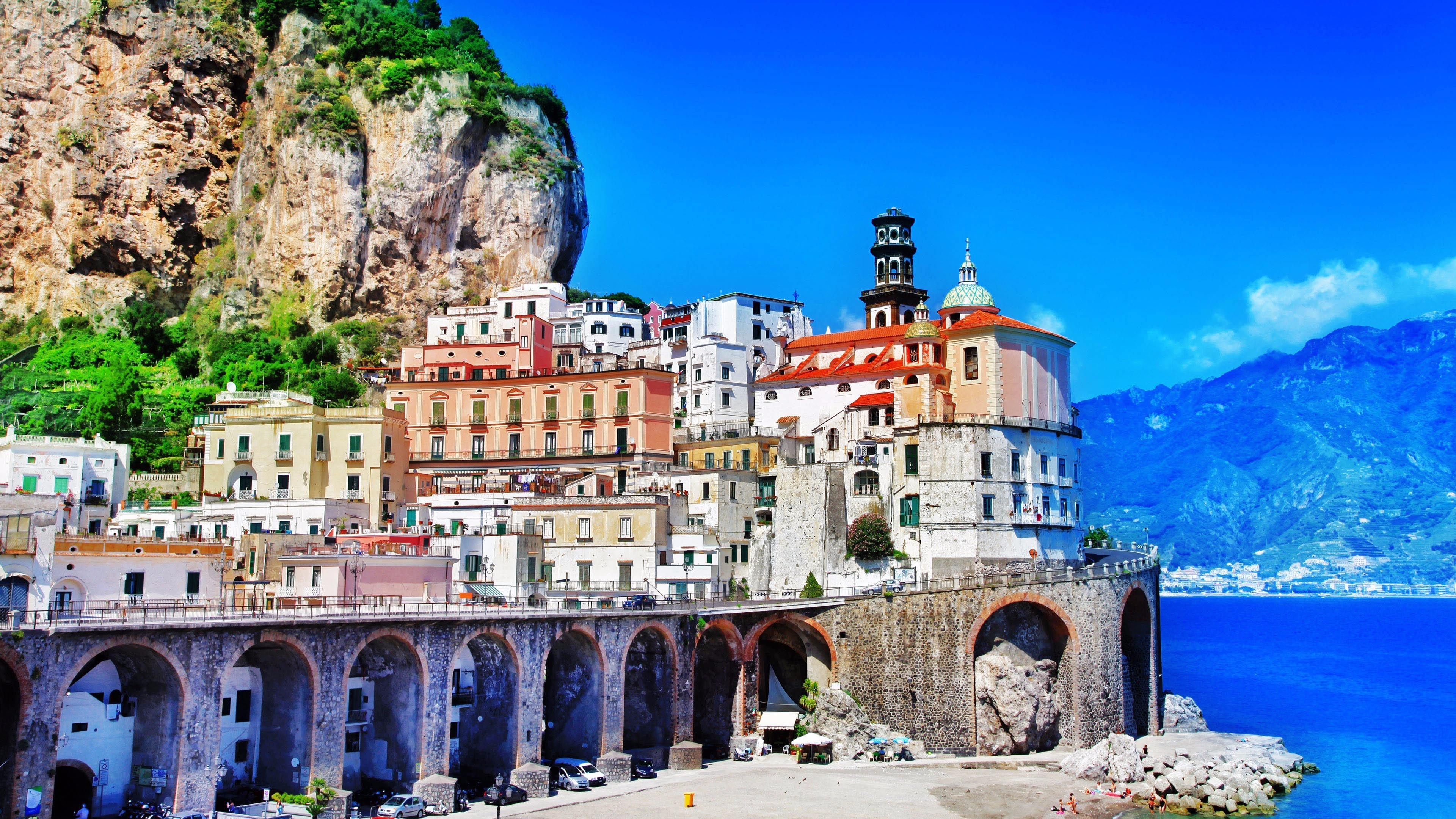 3840x2160 Atrani Coast Wallpaper. Wallpaper Studio 10, Desktop