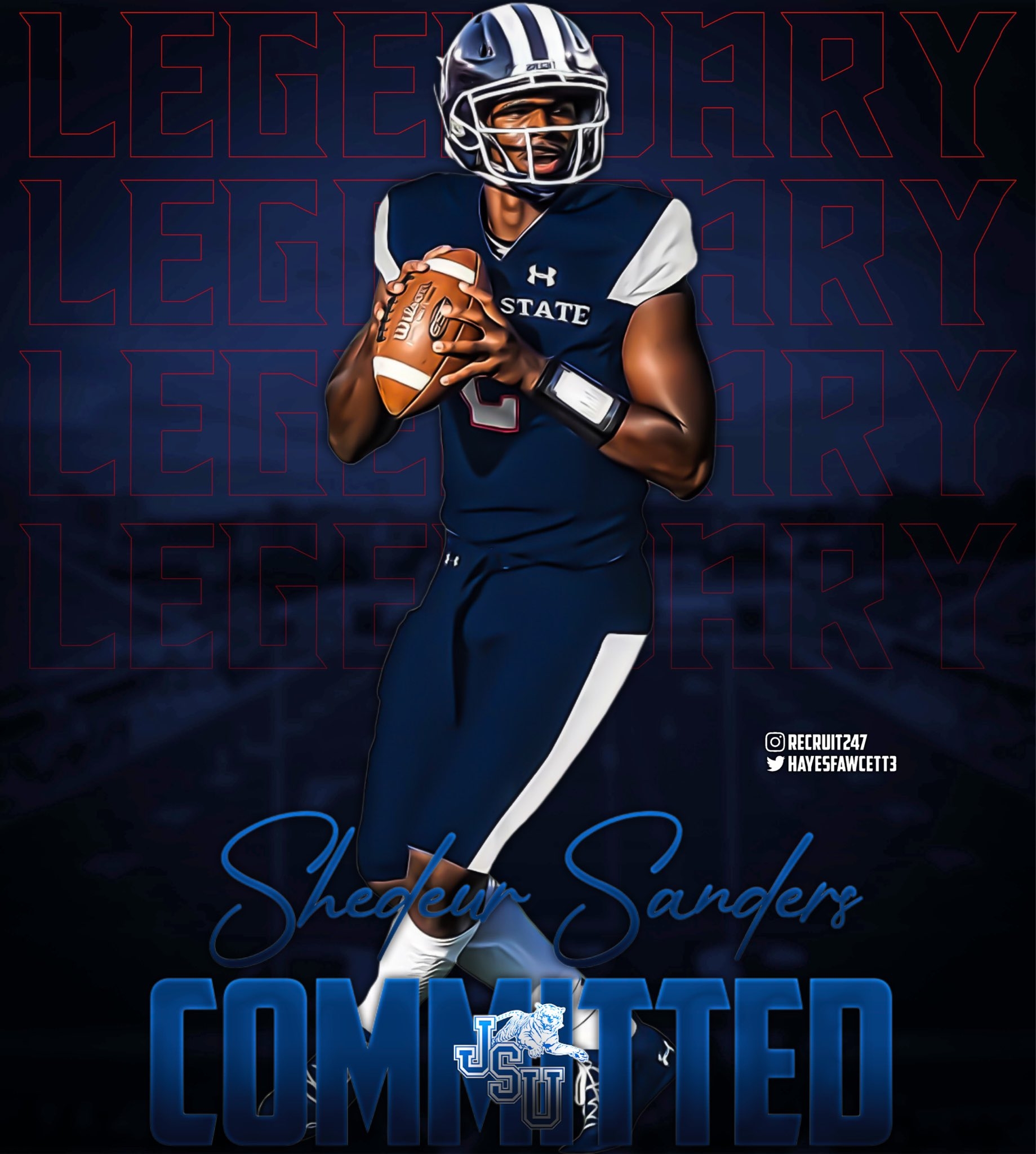 1840x2050 Deion Sanders' son commits to play for Jackson State University, Phone