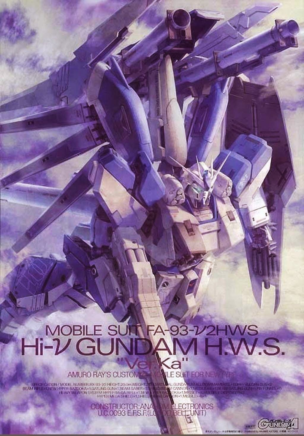 1030x1470 Wallpaper: FA 93 ν2 HWS Hi Nu Gundam HWS Heavy Weapon System, Phone