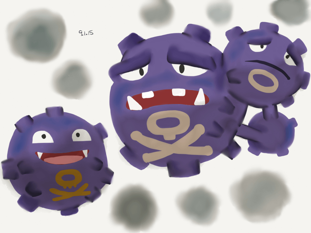 1030x770 110 Koffing Weezing, Desktop