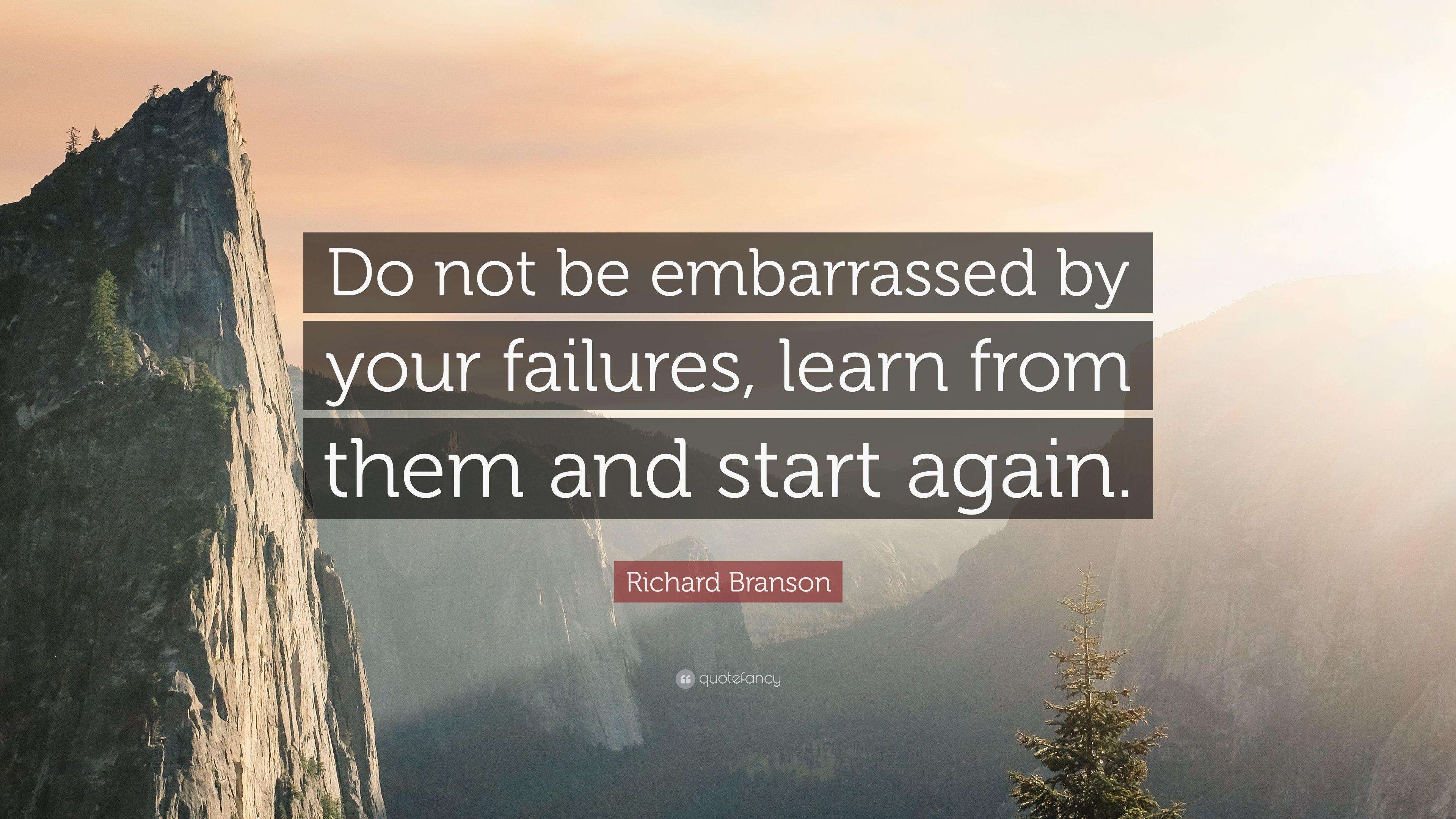 3840x2160 Richard Branson Quote: “Do not be embarrassed, Desktop