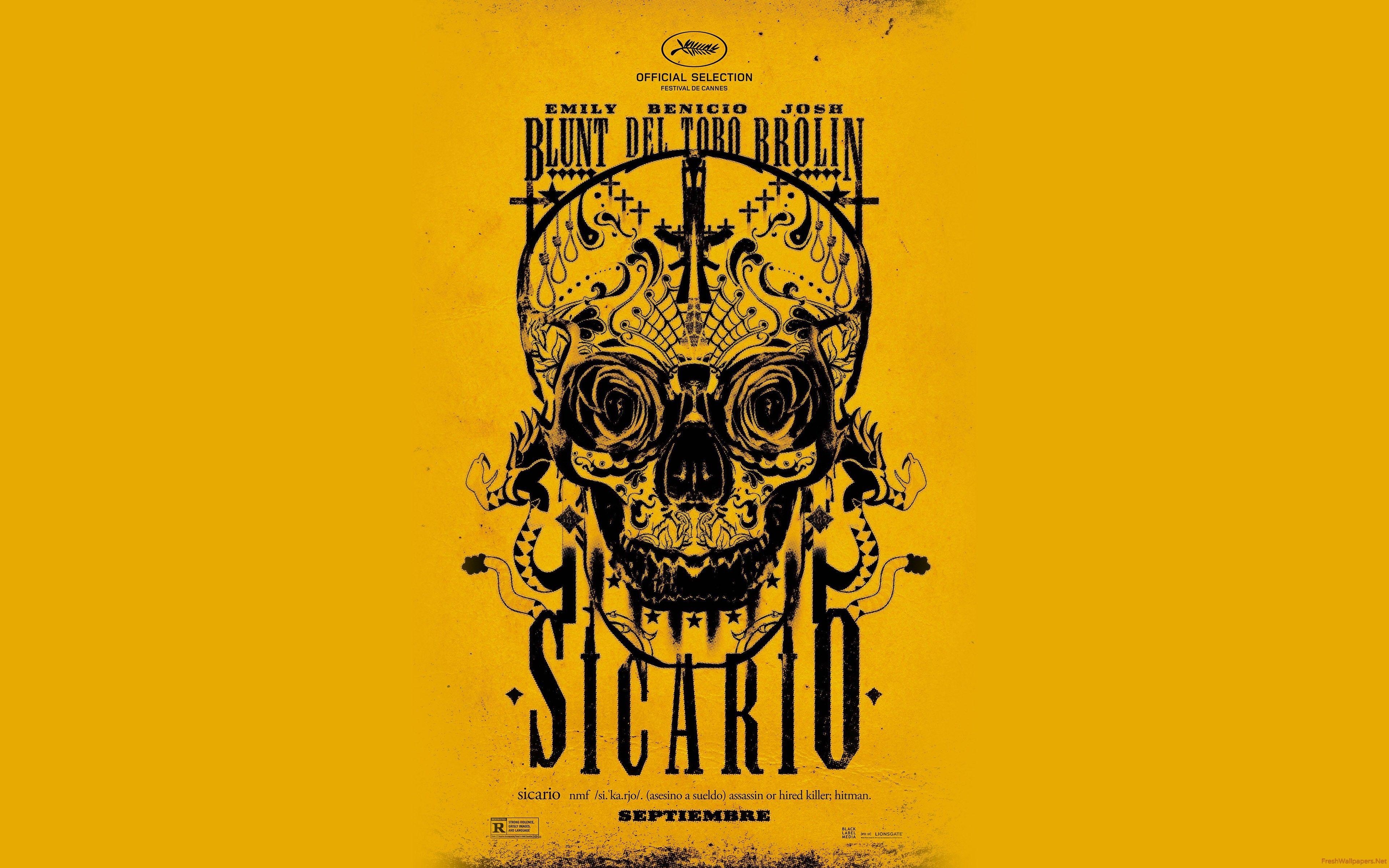 3840x2400 Sicario 2015 Official Movie wallpaper, Desktop