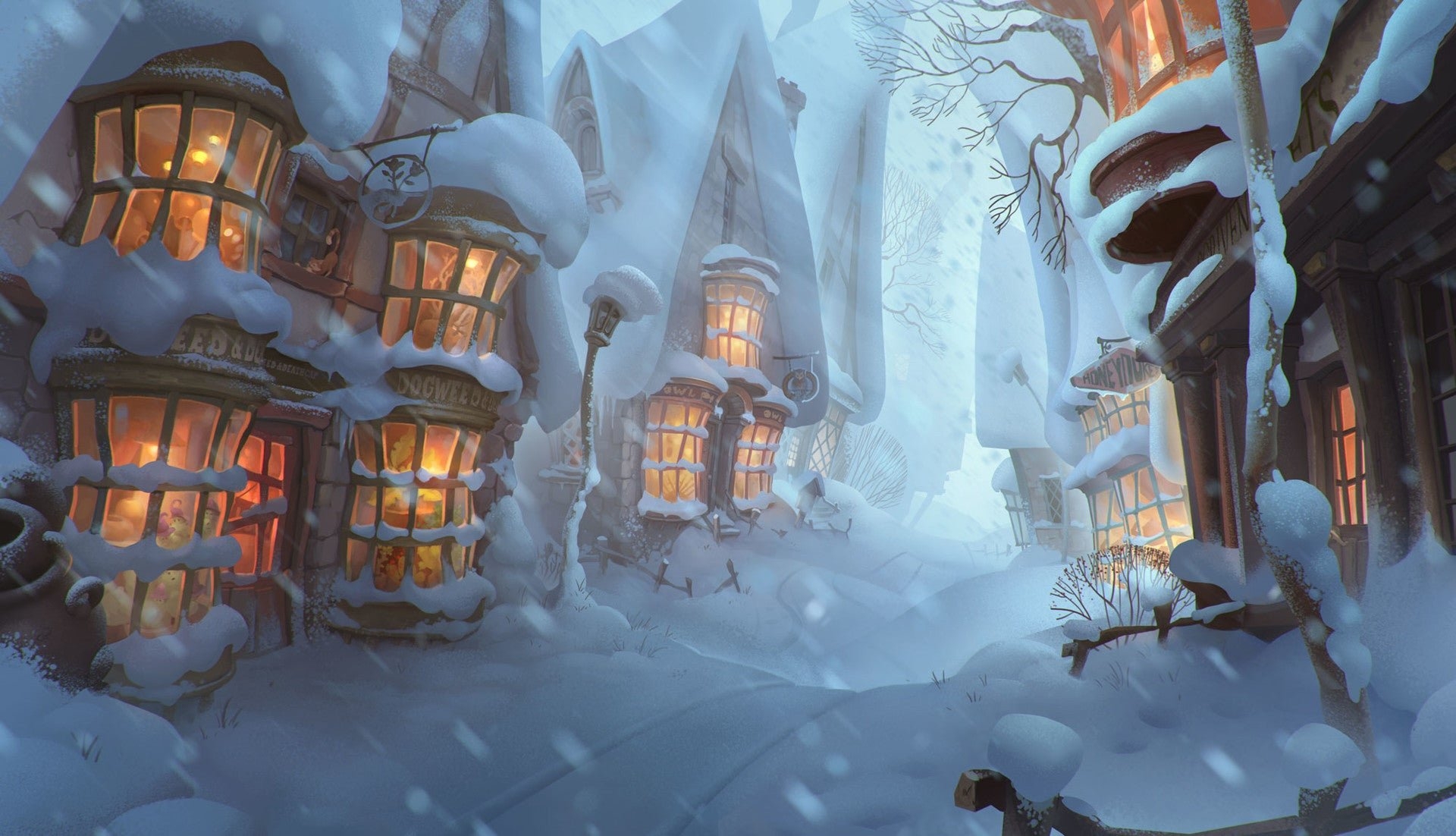 1920x1110 Winter is coming to Hogsmeade!, Desktop