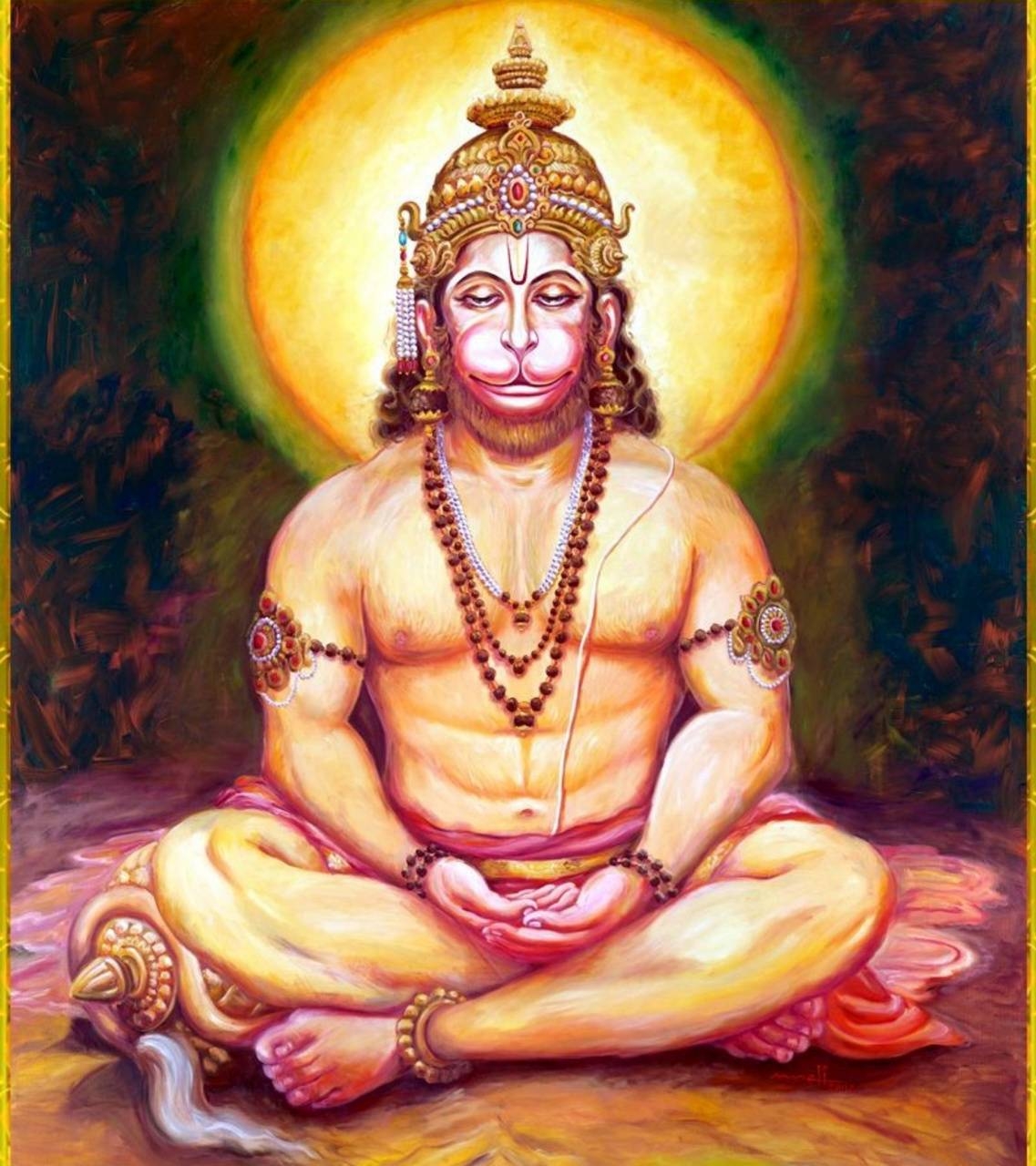 1140x1280 Sri Hanuman wallpaper, Phone